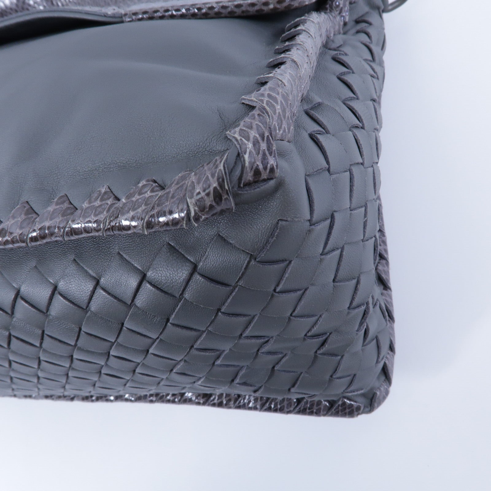 BOTTEGA VENETA 蛇皮皮革Shoulder Bag肩背袋