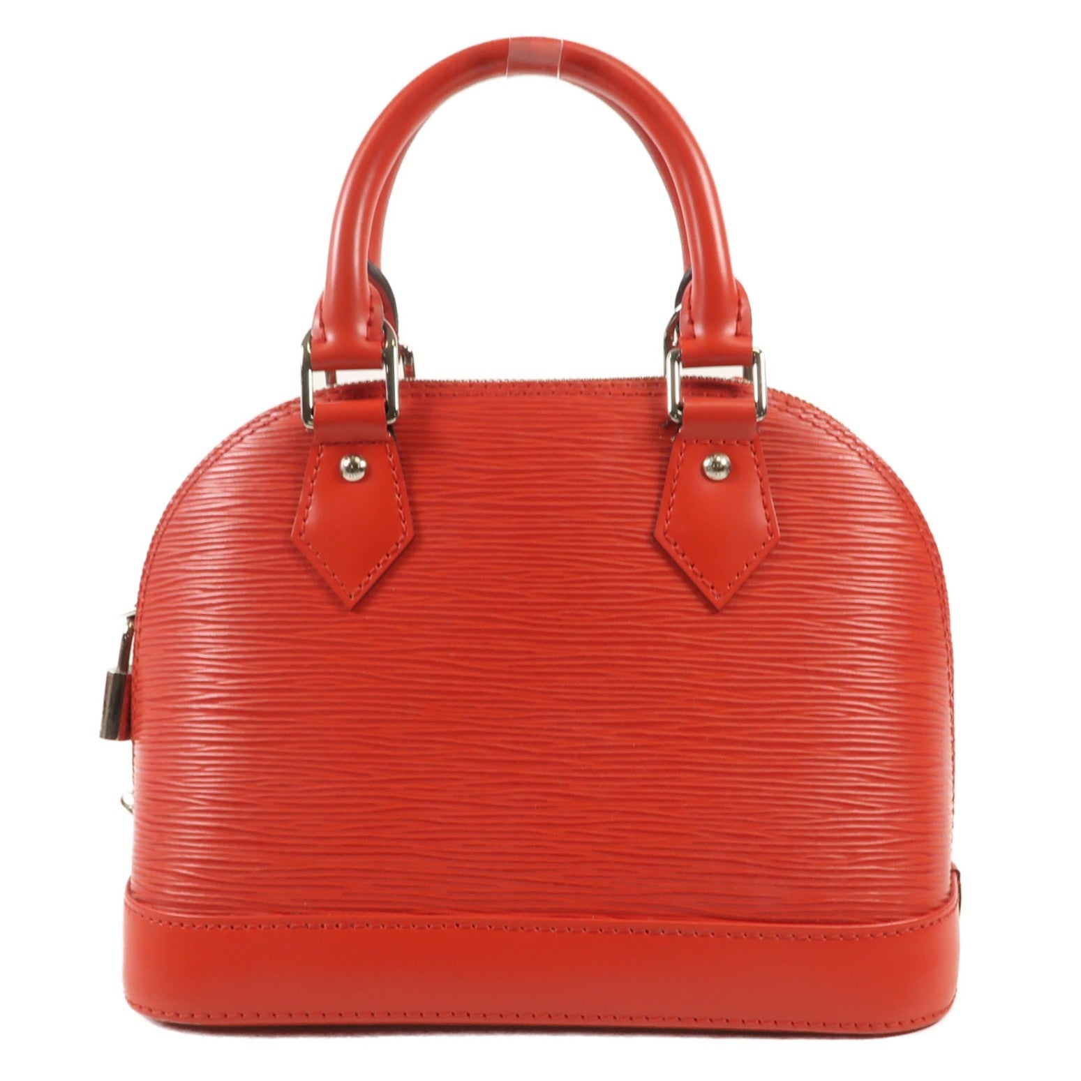 LOUIS VUITTON Epi Alma BB銀扣手挽肩背兩用袋