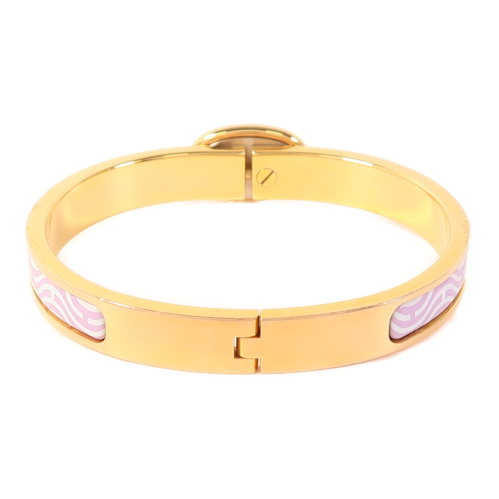 HERMES 金屬/琺瑯Mini Clic Chaine d'Ancre手鐲