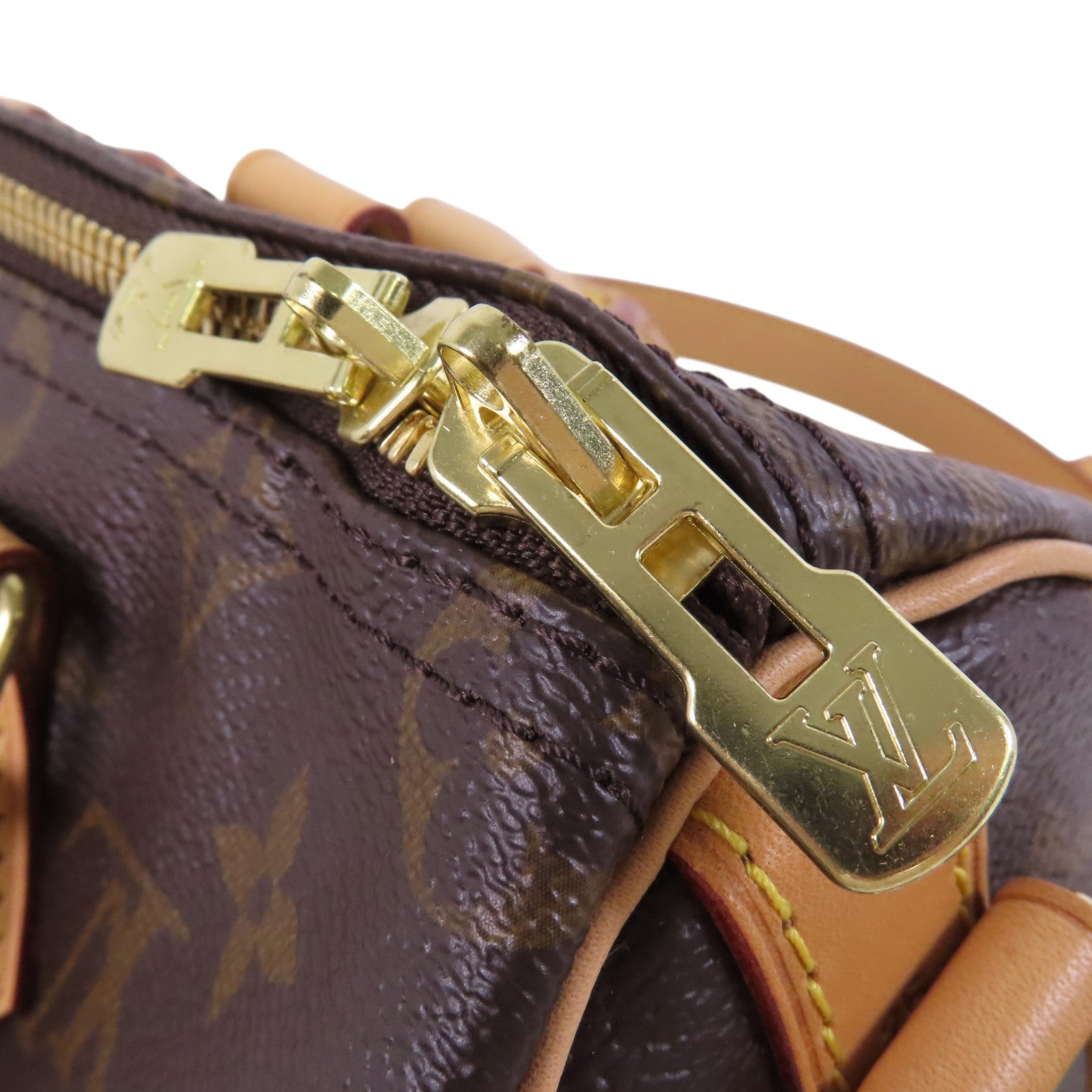 LOUIS VUITTON Monogram Speedy 25金扣手挽肩背兩用袋