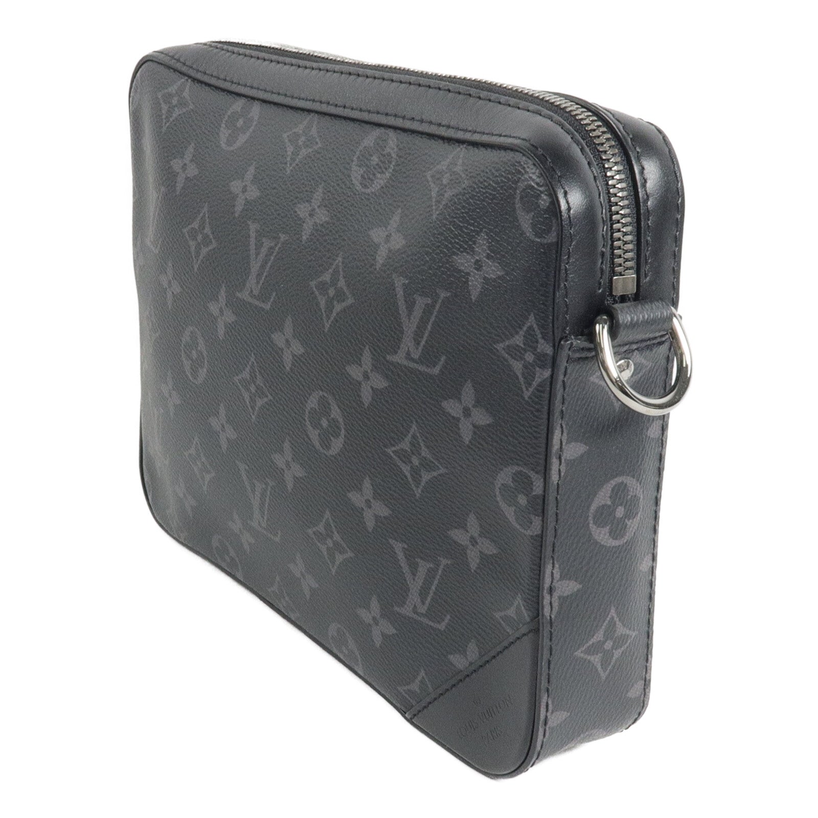 LOUIS VUITTON Monogram Eclipse/Eclipse Reverse Trio Messenger肩背袋