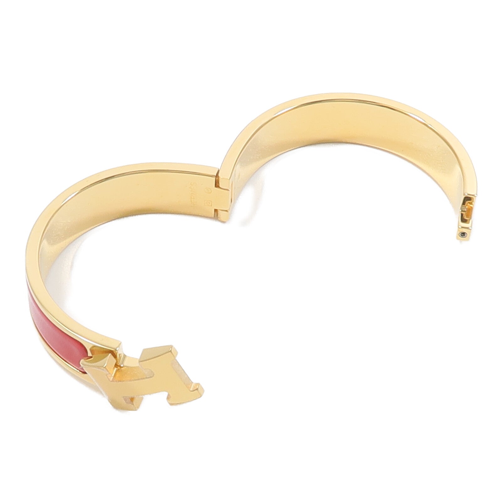 HERMES 金屬/琺瑯Clic H Bracelet手鐲
