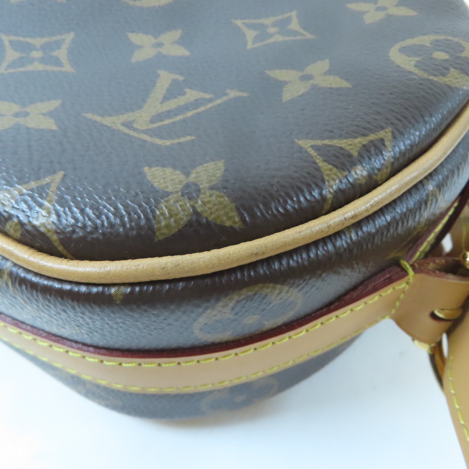LOUIS VUITTON Monogram Boite Chapeau Souple PM金扣肩背袋啡色
