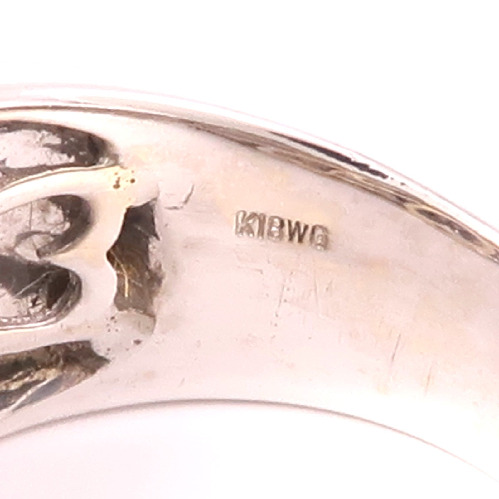 JEWELRY 18K白金Green Diamond Ring綠鑽戒指