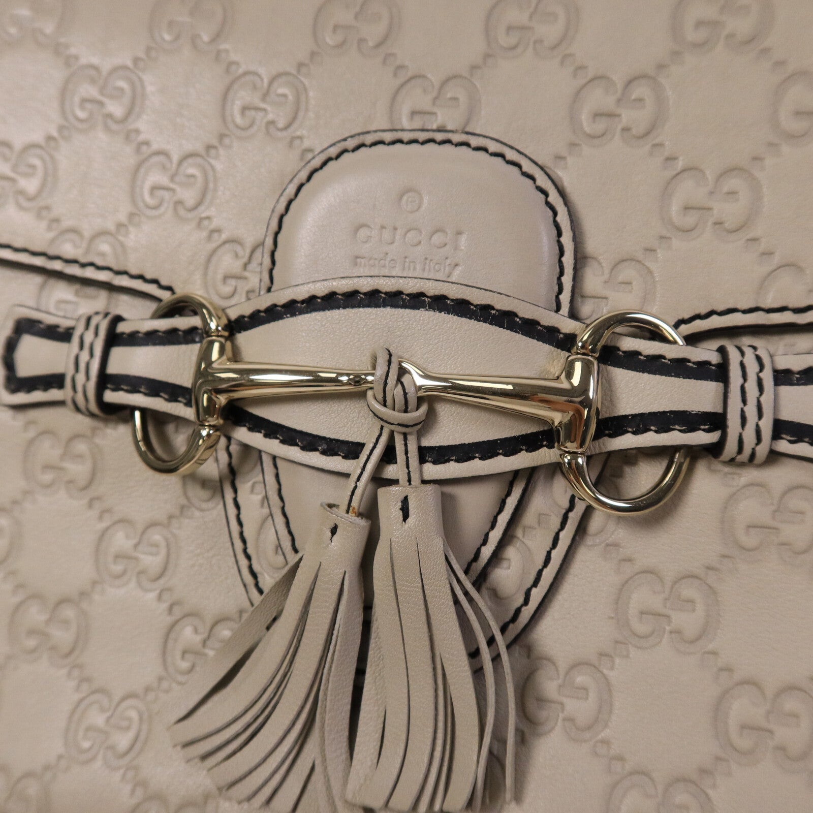 GUCCI 牛皮皮革Emily鏈帶肩背袋