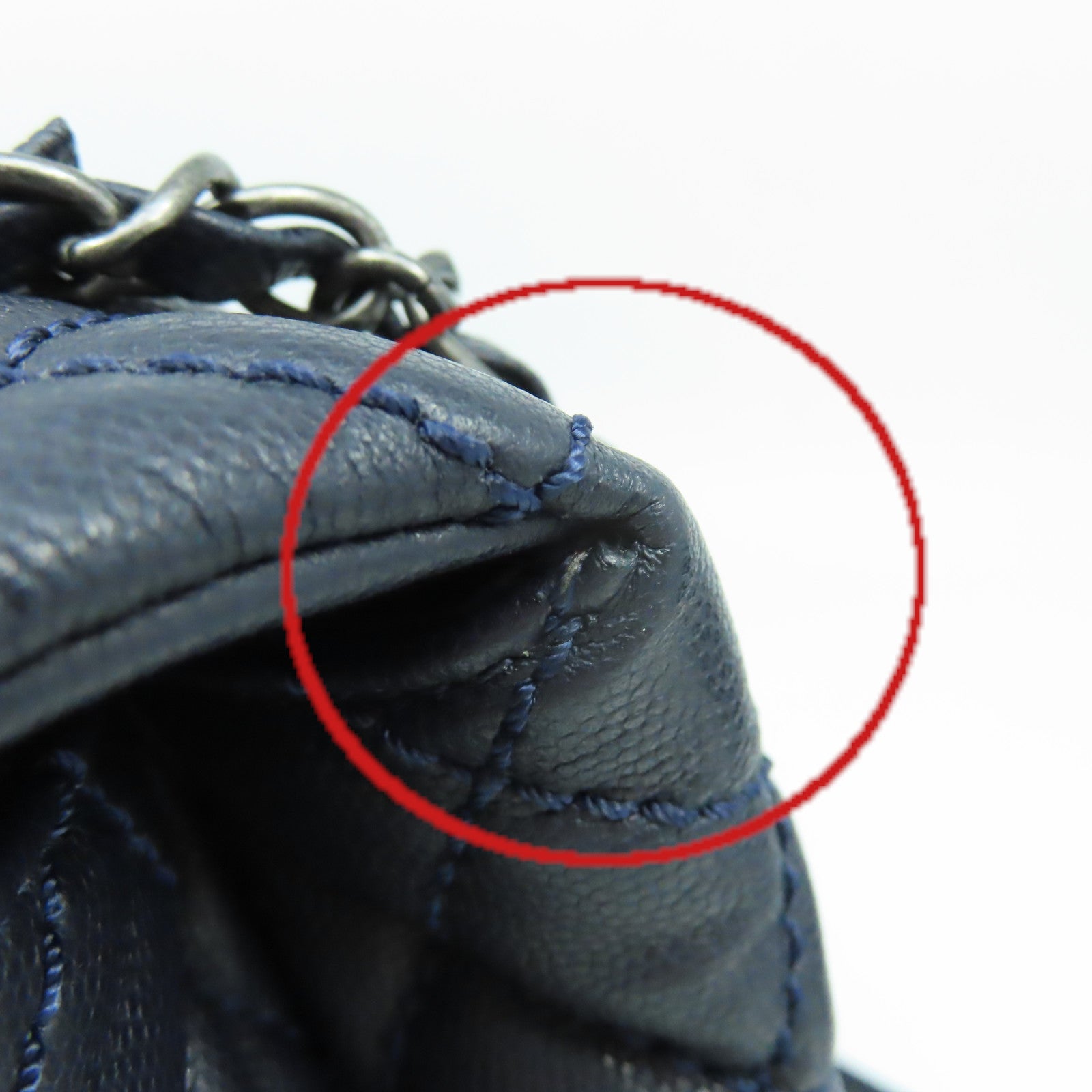 CHANEL 【激減優惠】菱格Caviar皮革/蜥蝪皮革CoCo Handle 2Way Chain Shoulder Bga銀扣鏈帶手挽肩背兩用袋寶藍色