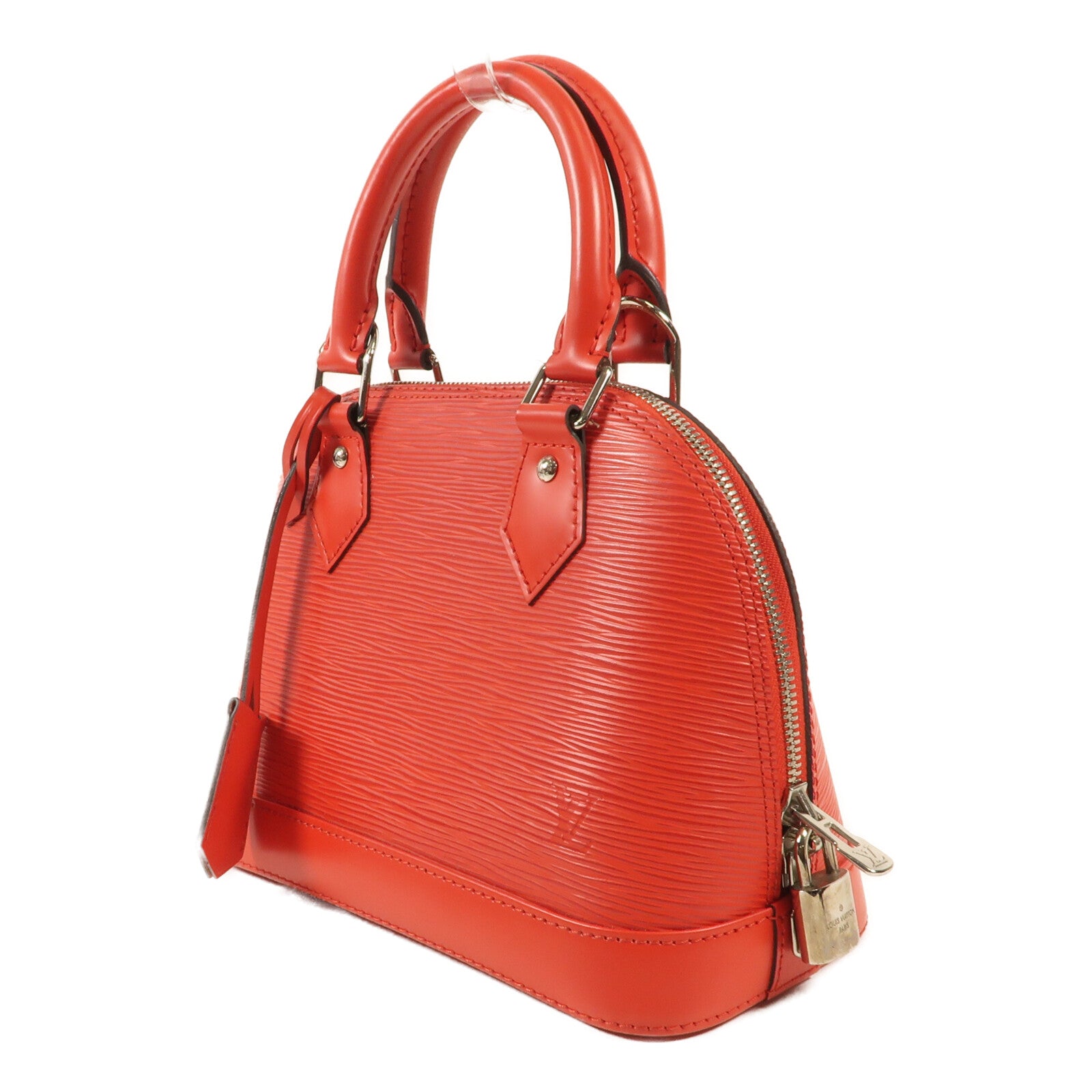 LOUIS VUITTON Epi Alma BB銀扣手挽肩背兩用袋