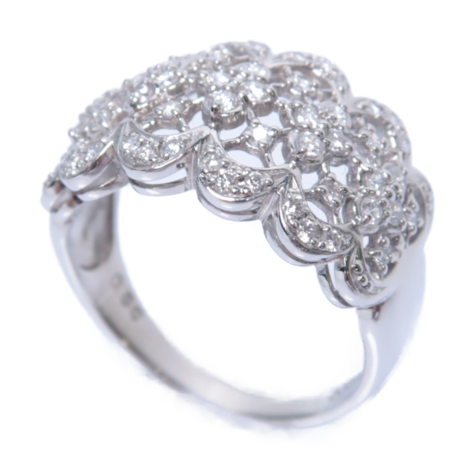 JEWELRY **【激減優惠】PT900鉑金Diamond Ring 0.50ct鑽石戒指US#6.75