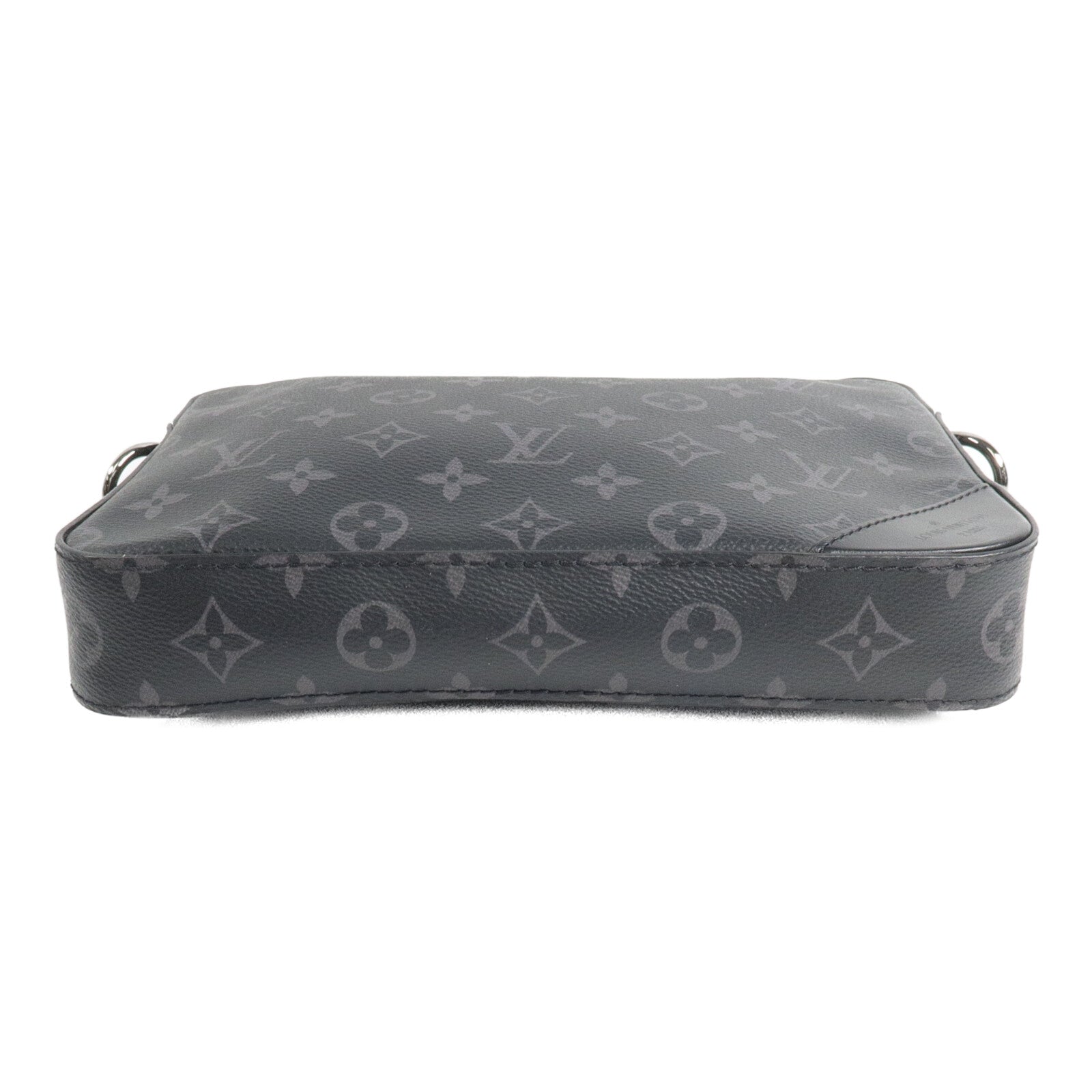 LOUIS VUITTON Monogram Eclipse/Eclipse Reverse Trio Messenger肩背袋