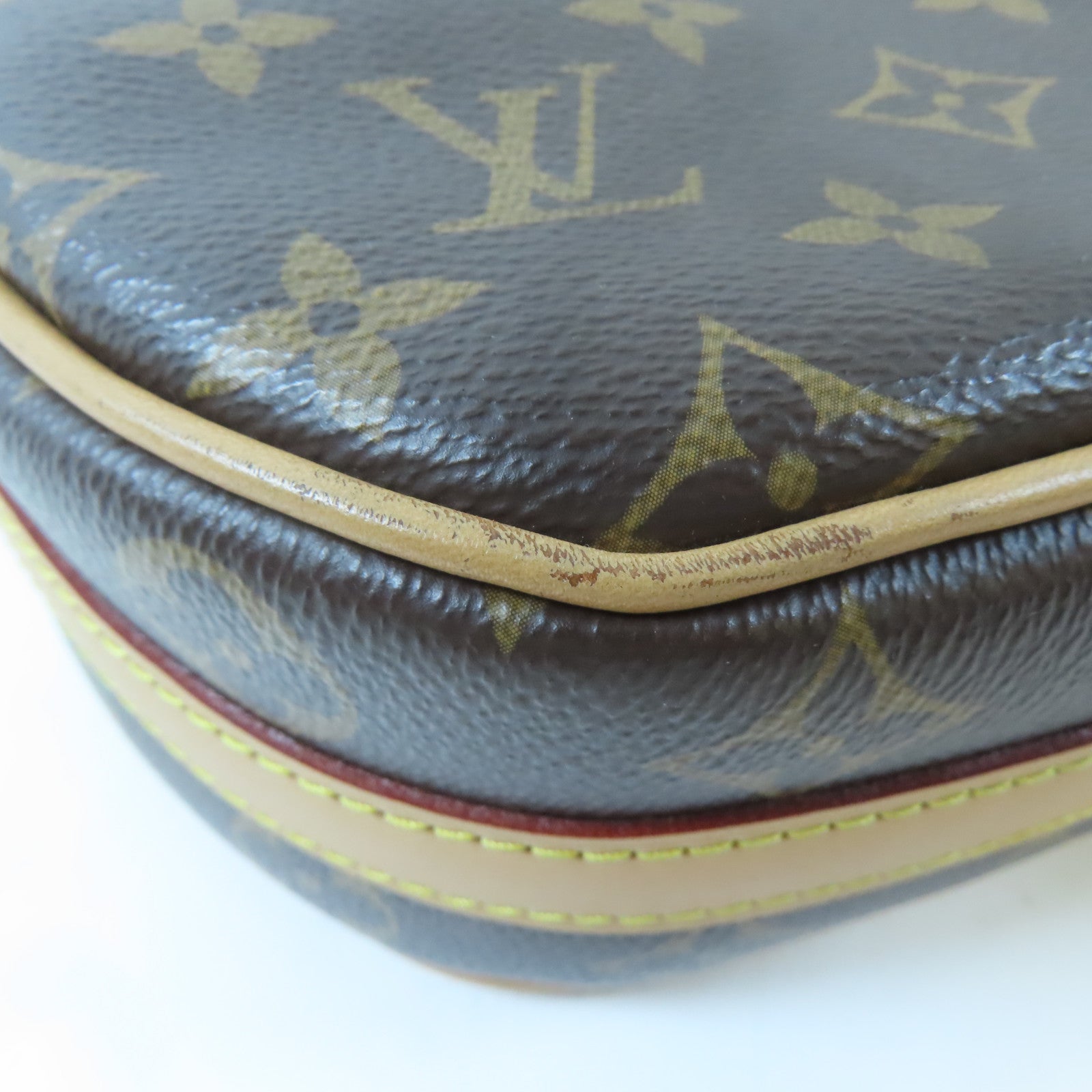 LOUIS VUITTON Monogram Boite Chapeau Souple PM金扣肩背袋啡色