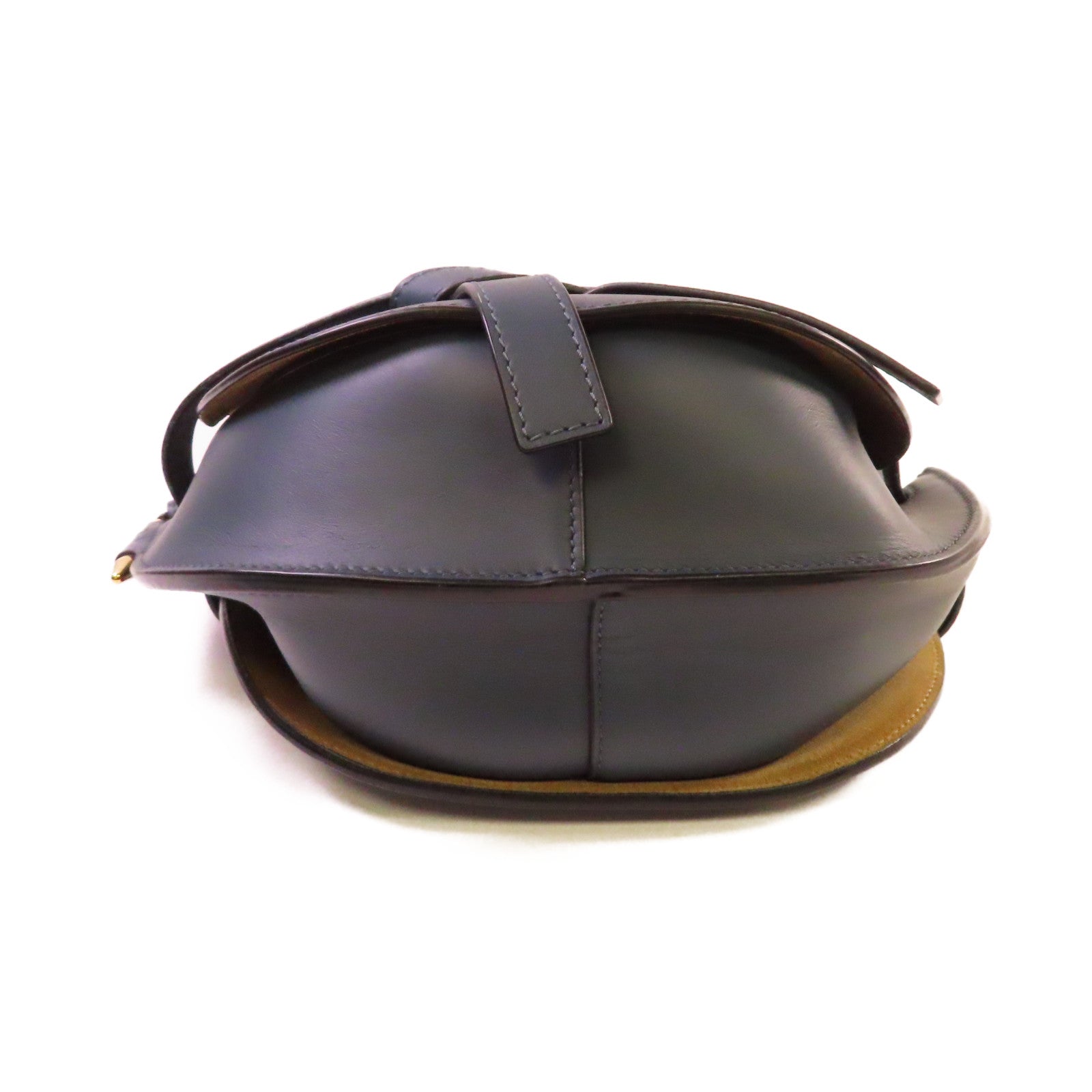LOEWE **【激減優惠】牛皮皮革Small Gate Shoulder Bag肩背袋寶藍色