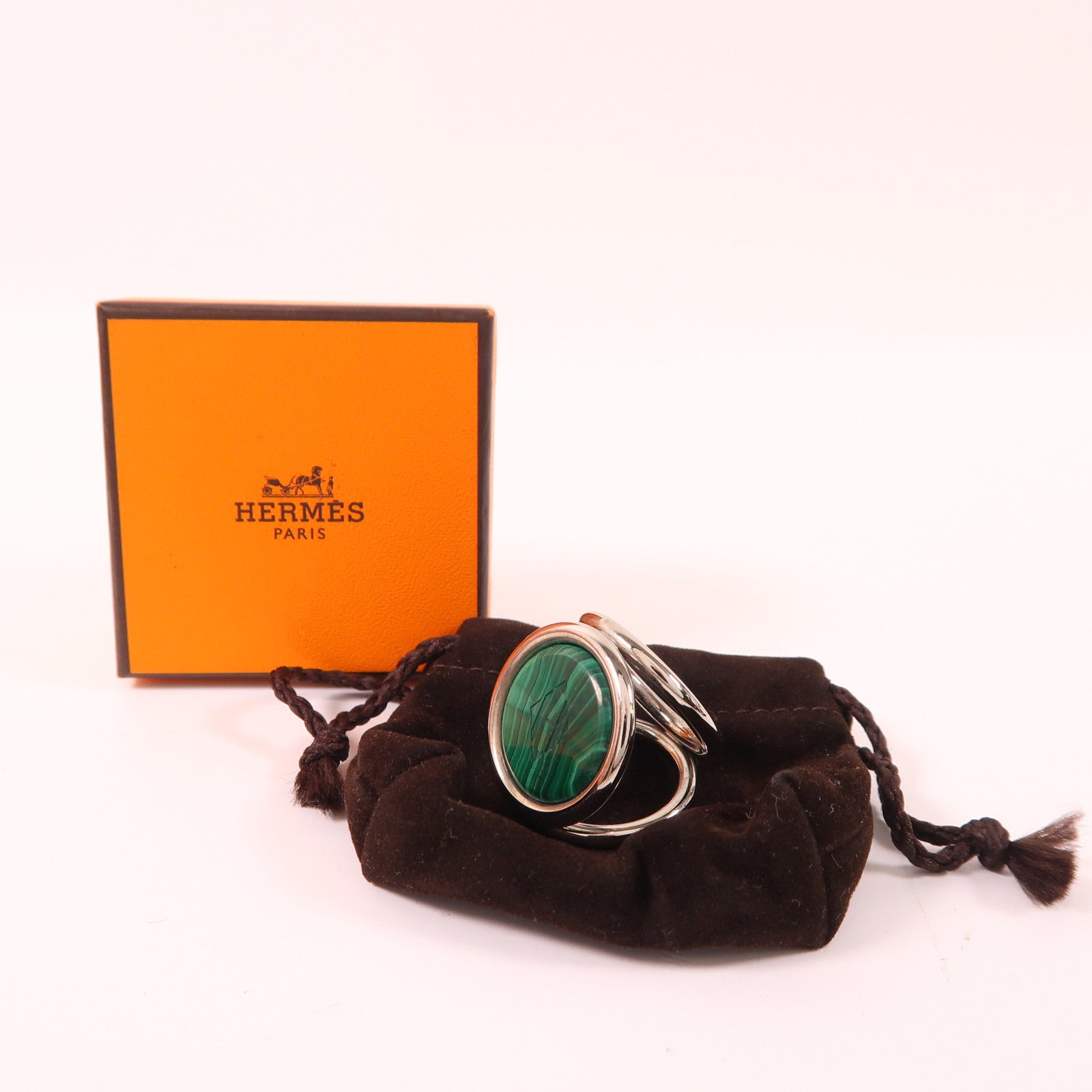 HERMES 【激減優惠】金屬Scarf Ring絲巾扣