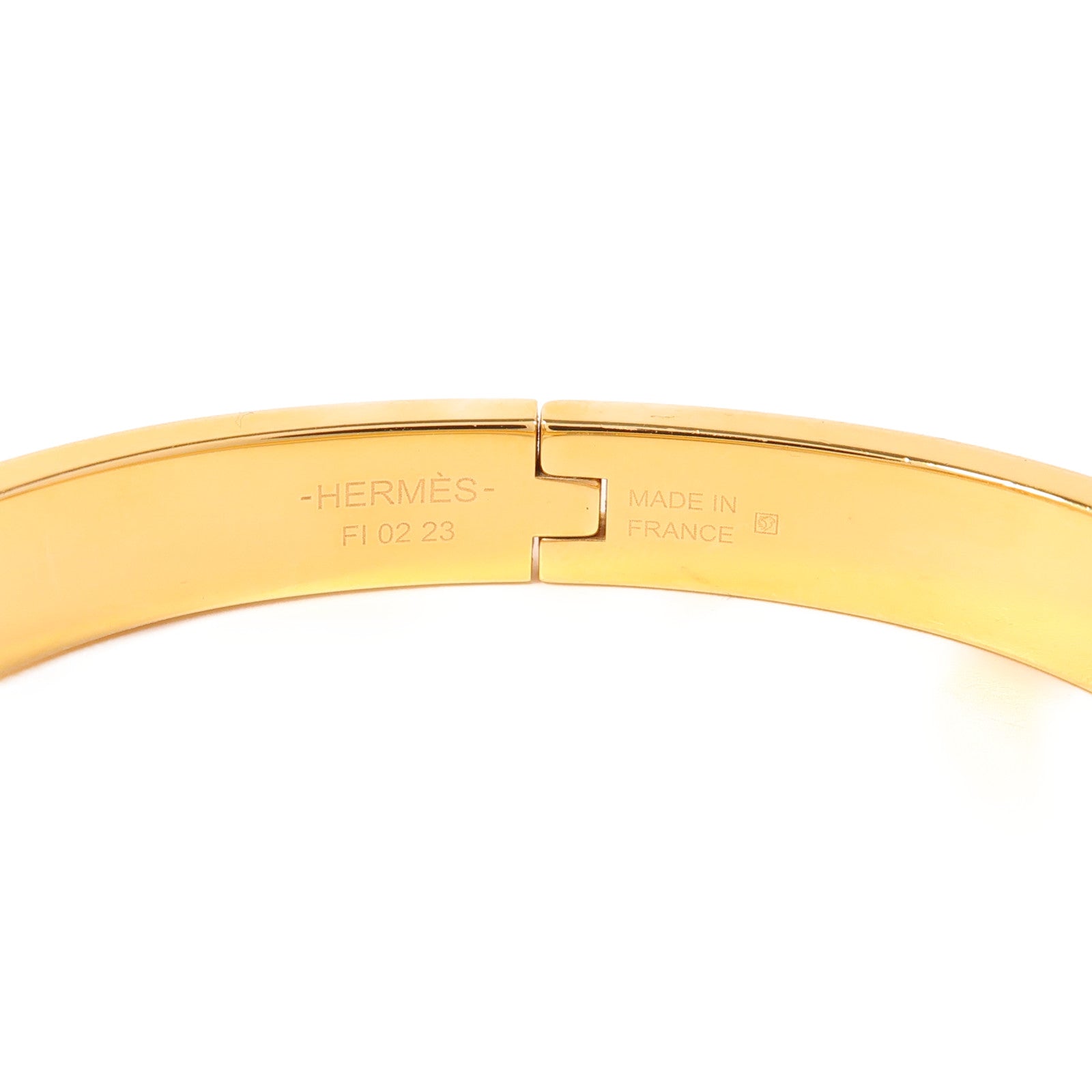 HERMES 金屬/琺瑯Mini Clic Chaine d'Ancre手鐲