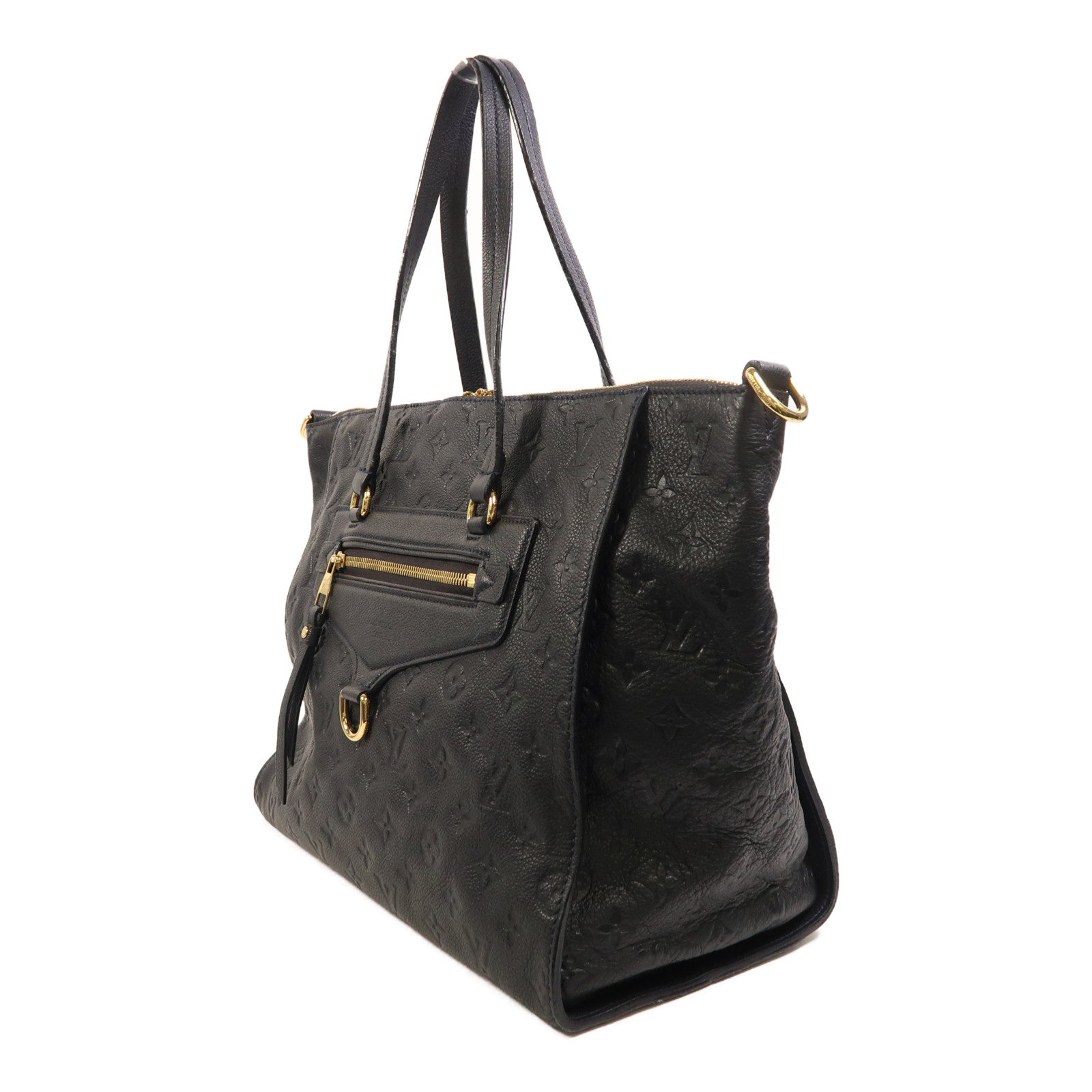 LOUIS VUITTON Monogram Empreinte Lumineuse PM金扣肩背袋