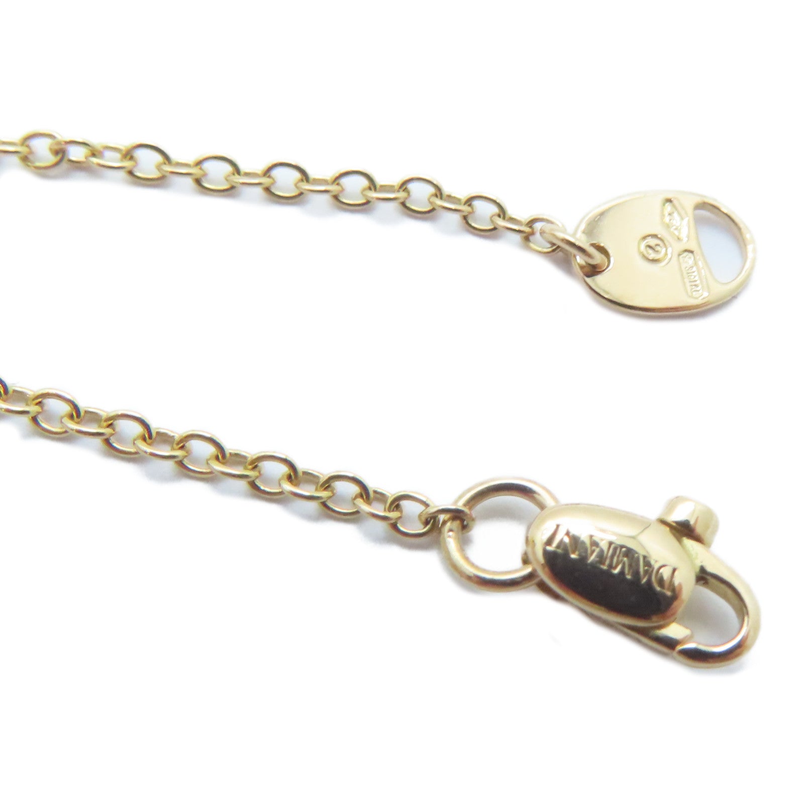 Damiani 18K玫瑰金Smokey Quartz/Diamond Necklace項鍊
