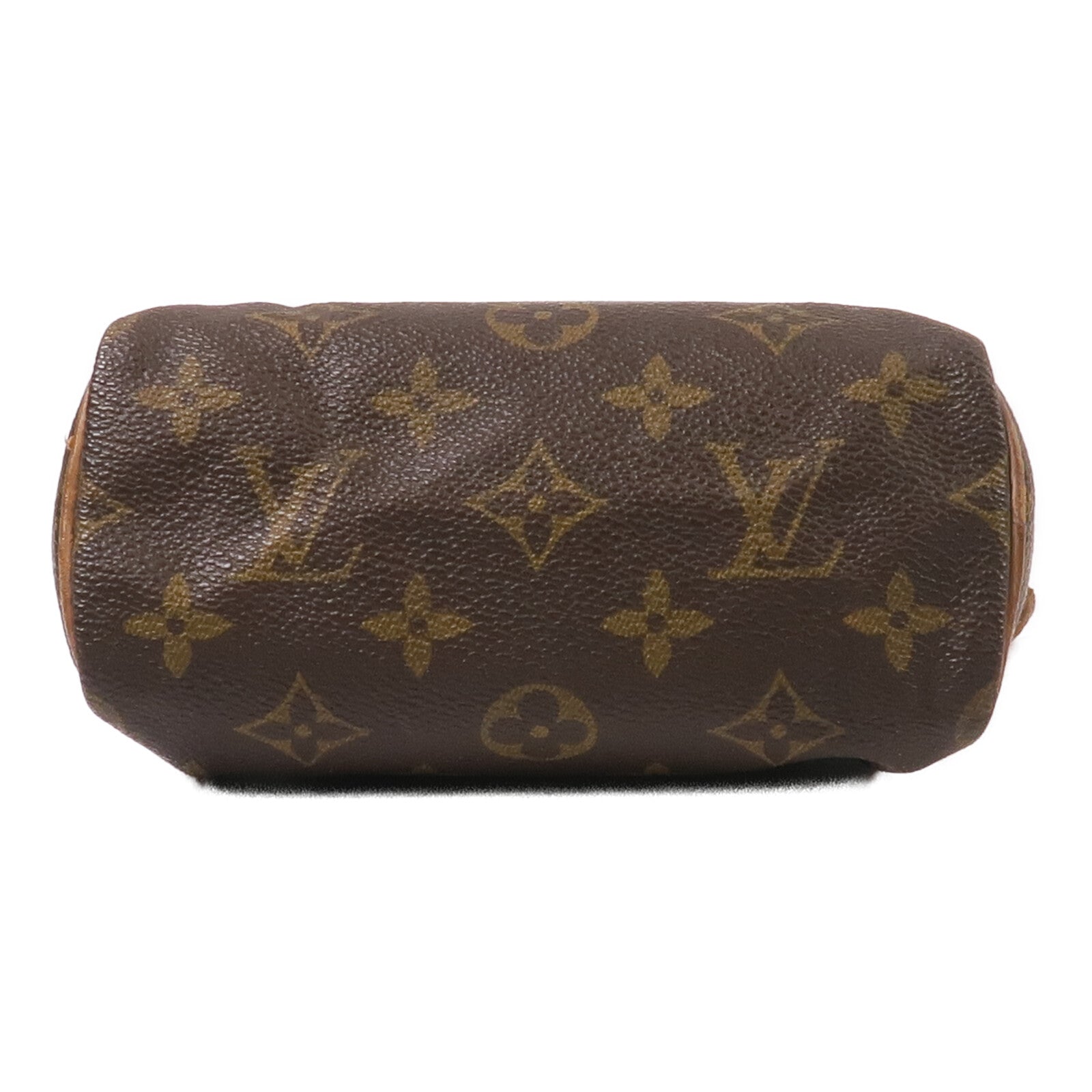 LOUIS VUITTON Monogram Speedy Mini手挽袋棕色
