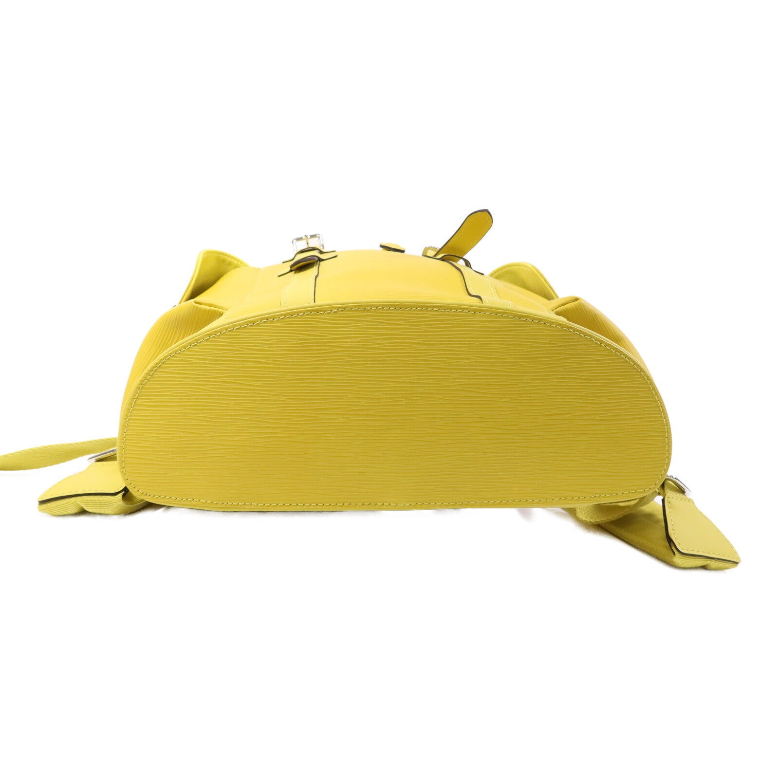 LOUIS VUITTON Epi Christopher MM銀扣背包