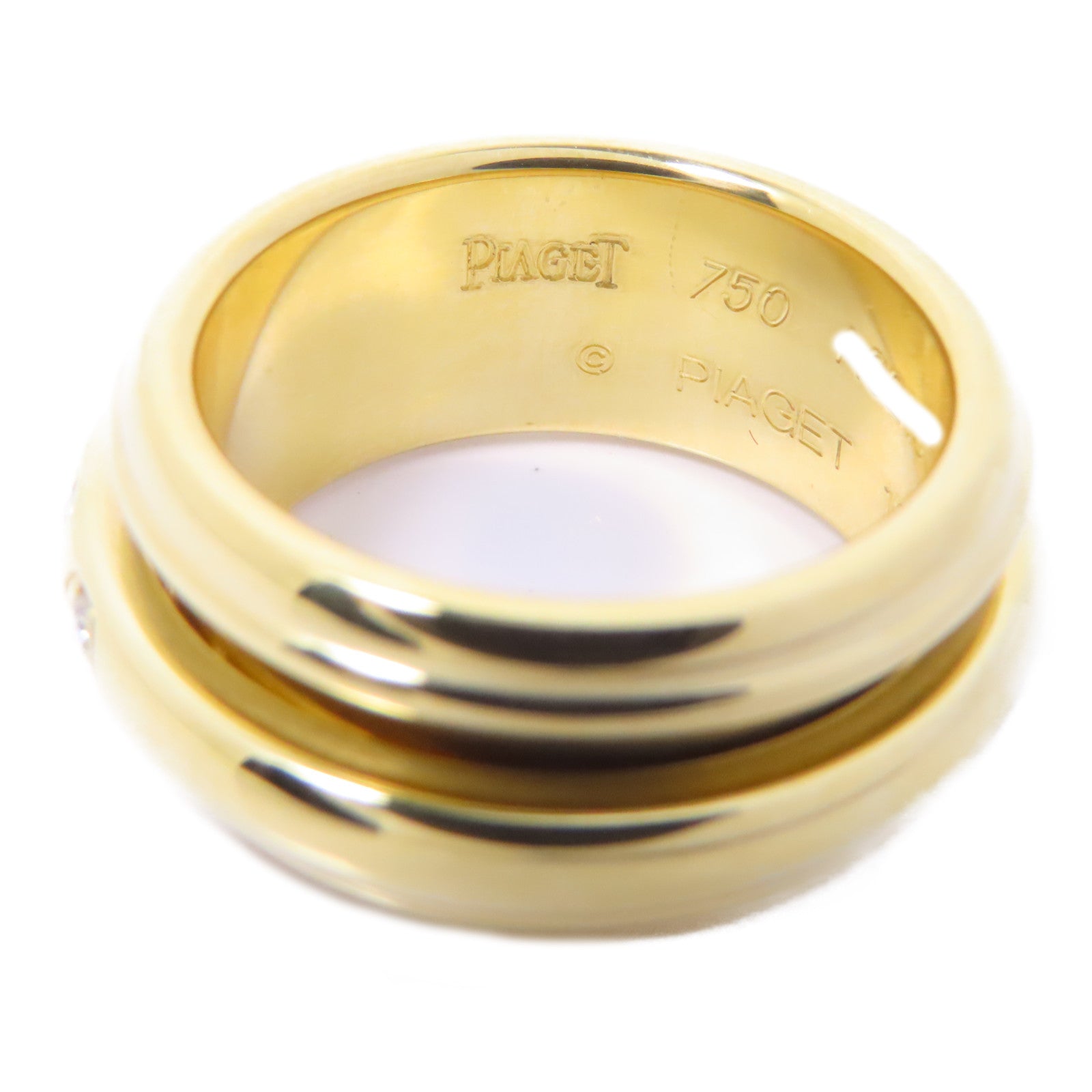PIAGET 18K黃金Ring戒指Piaget#51/US#5.75