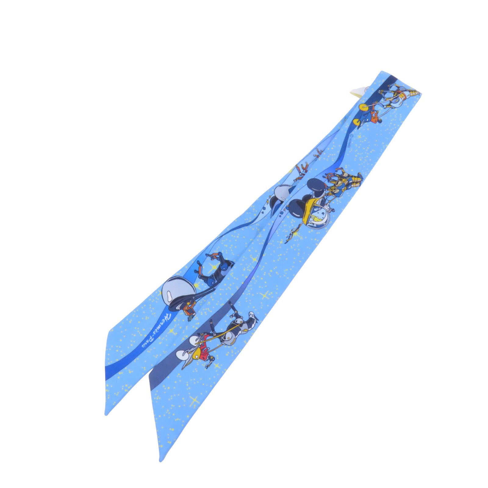 HERMES 絲質Twilly Scarf絲巾