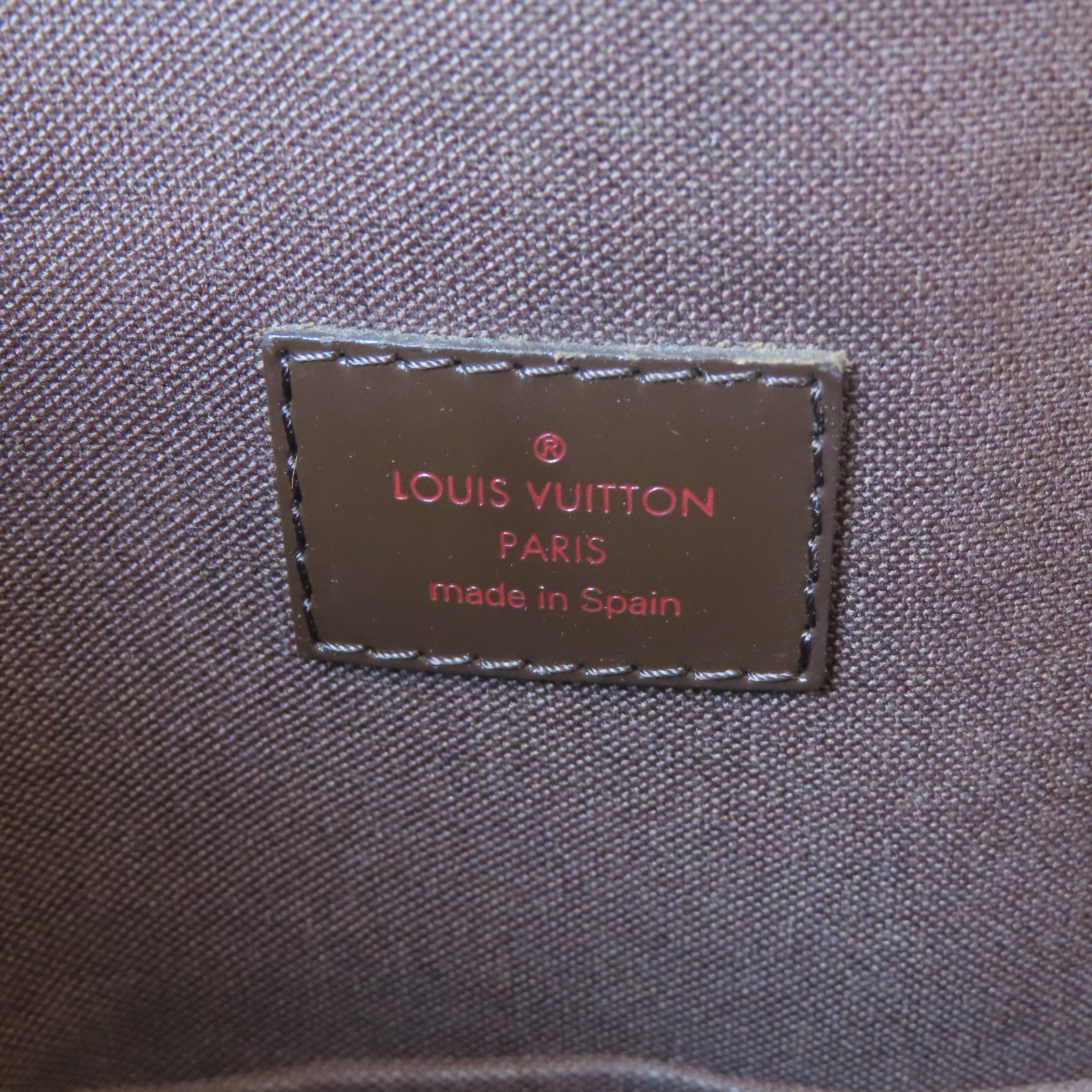 LOUIS VUITTON Damier Ebene Beaubourg金扣手挽袋/肩背袋啡色