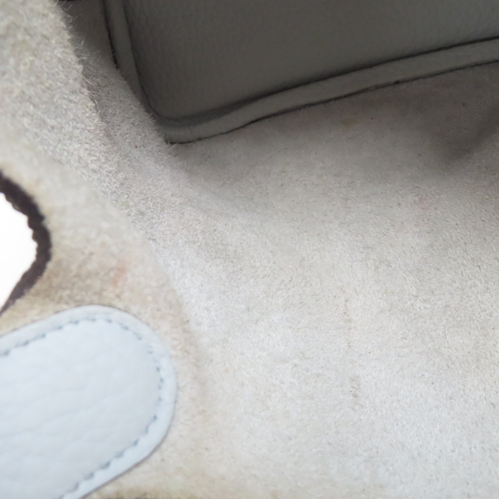 HERMES Clemence皮革Picotin PM金扣手挽袋Blue Pale/淺藍色