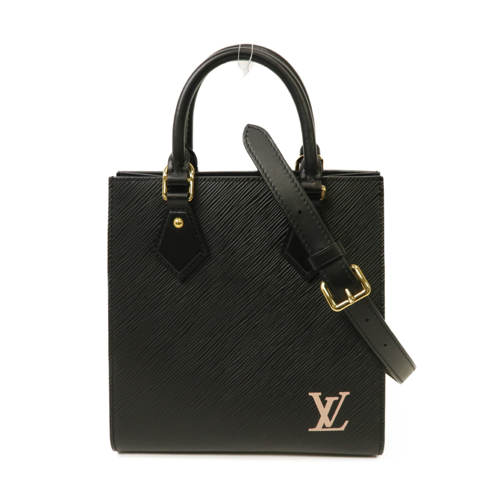 LOUIS VUITTON 【激減優惠】Epi Sac Plat BB 2 Way Shoulder Bag金扣手挽肩背兩用袋黑色