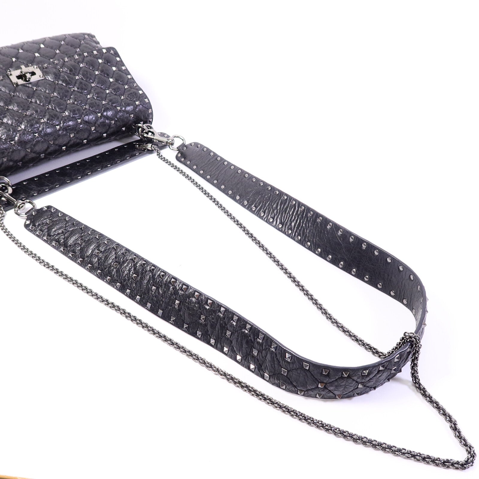Valentino 牛皮皮革2 Way Shoulder Bag手挽肩背兩用袋
