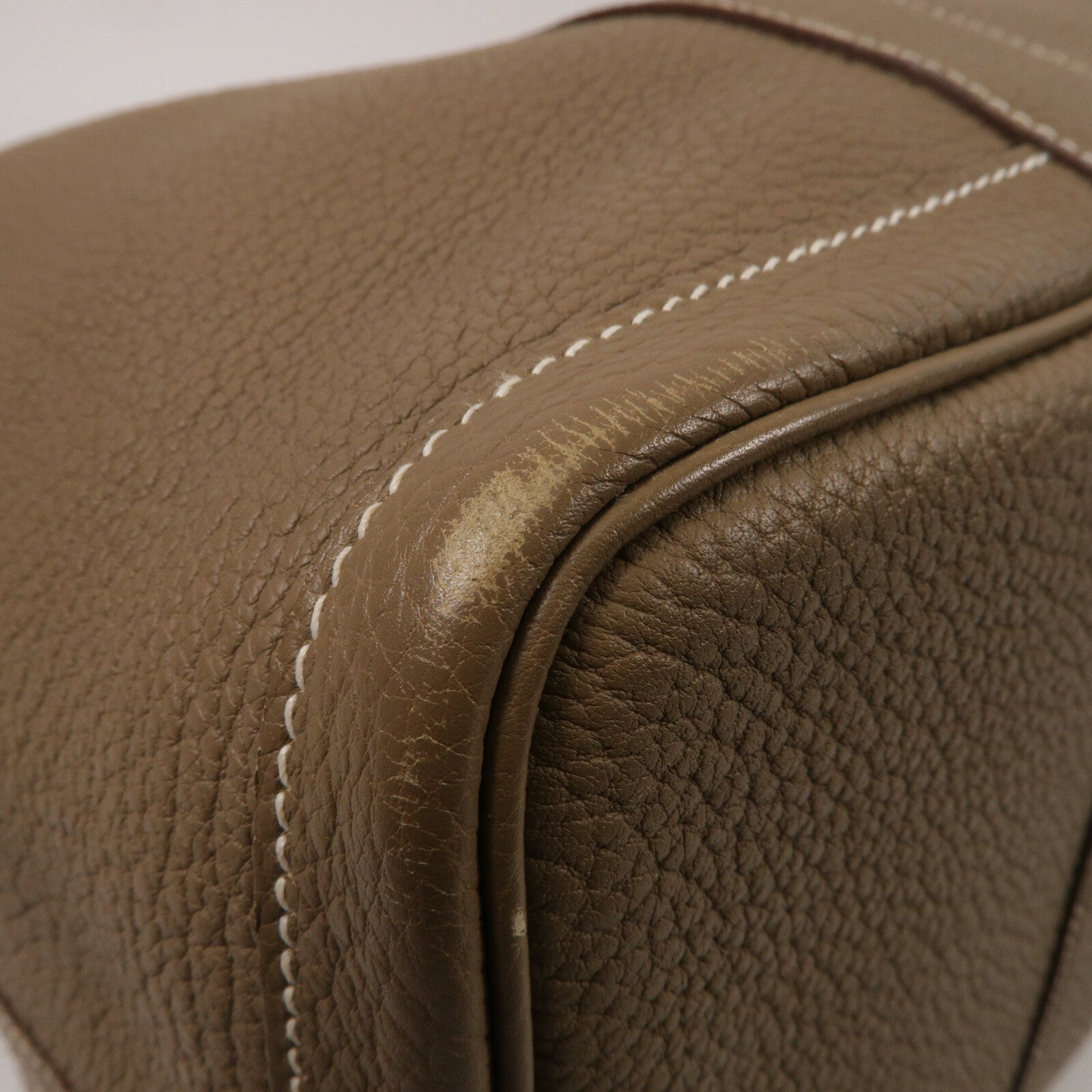 HERMES Clemence皮革GardenParty PM手挽袋