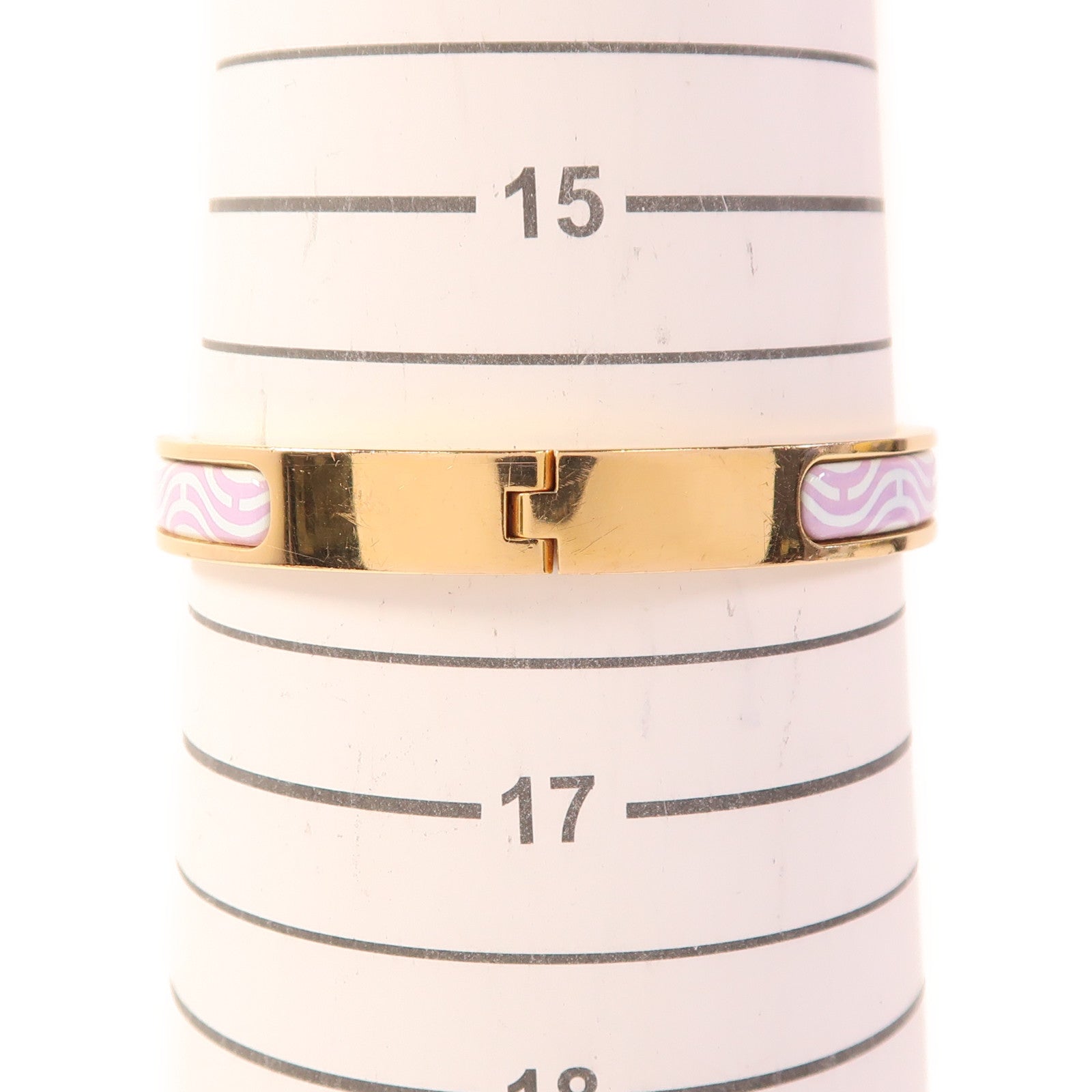 HERMES 金屬/琺瑯Mini Clic Chaine d'Ancre手鐲