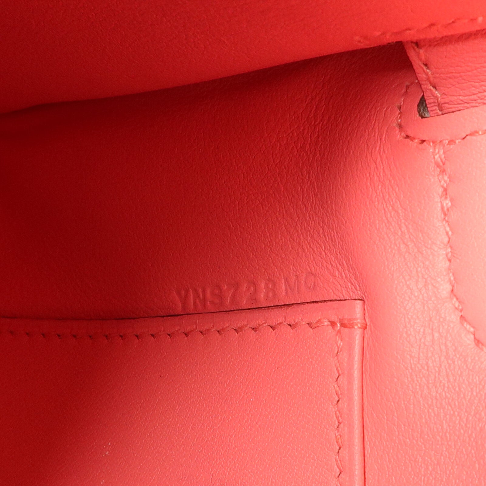 HERMES Swift皮革Kelly Pochette手挽袋Rose d'Ete