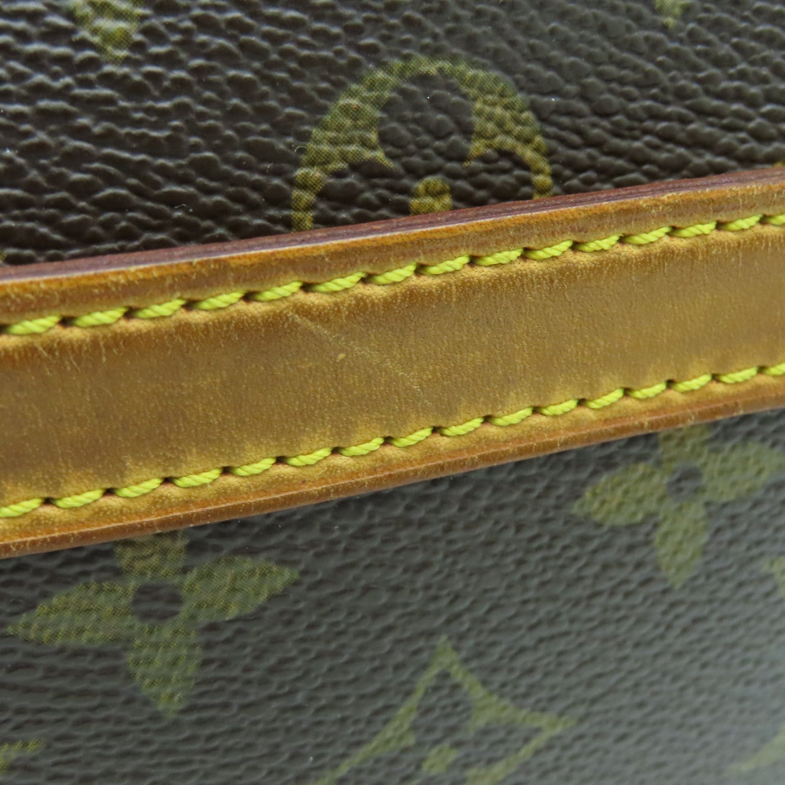 LOUIS VUITTON Monogram Reporter金扣肩背袋啡色