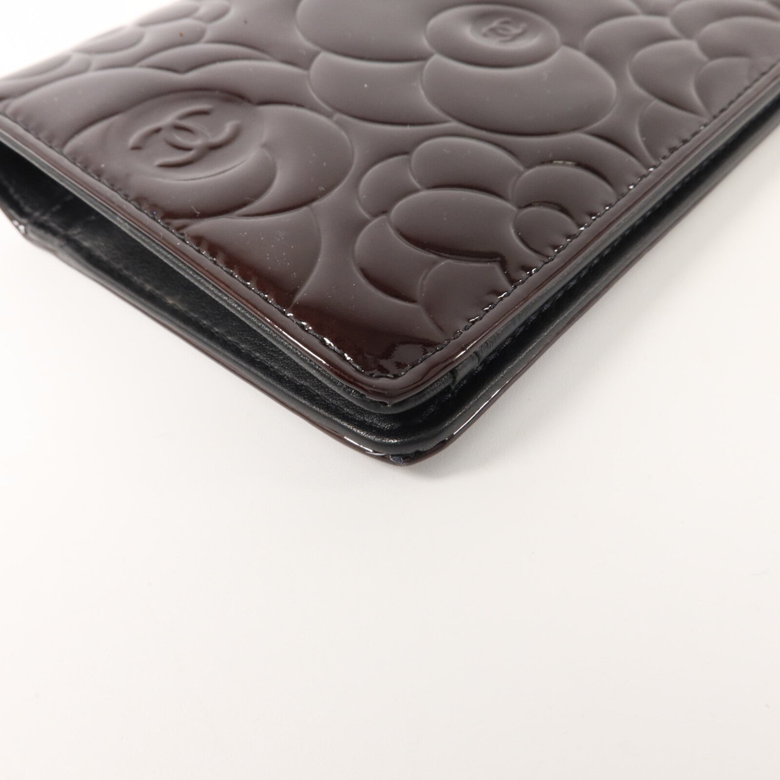 CHANEL 漆皮皮革Long Bifold Wallet長錢包