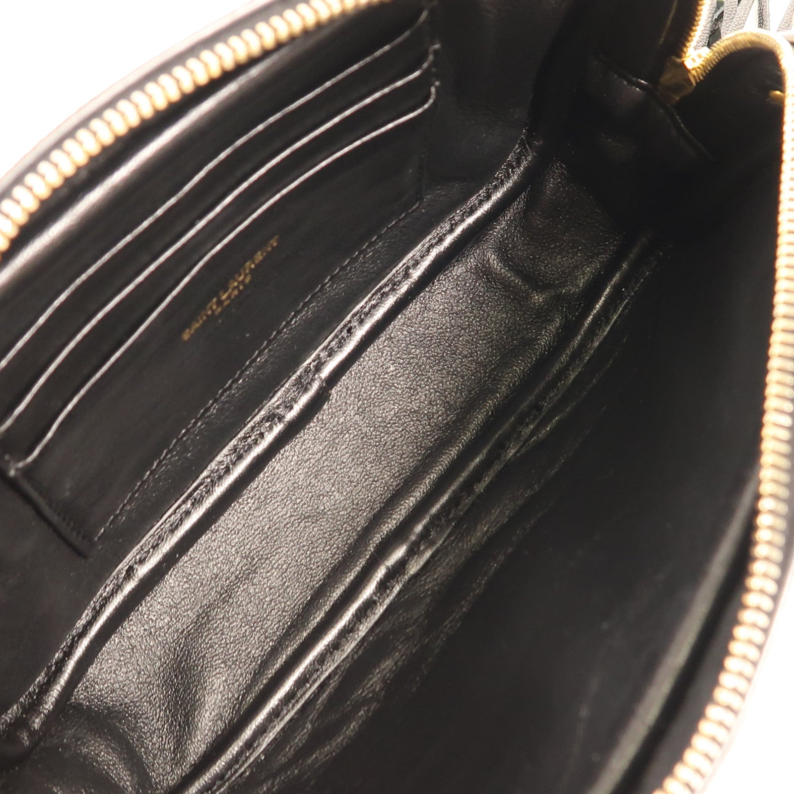 SAINT LAURENT 牛皮皮革Lou Mini金扣鏈帶肩背袋