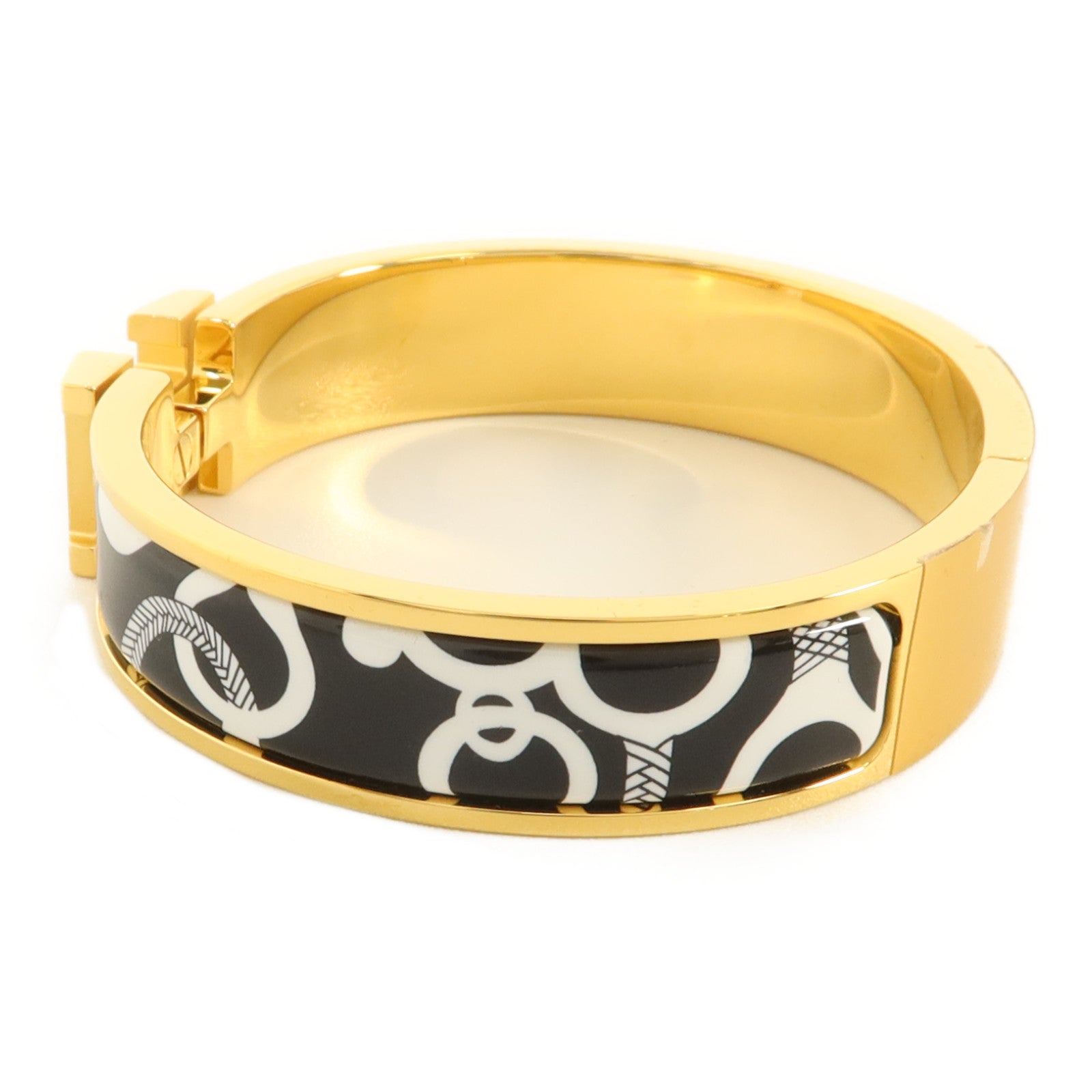 HERMES 金屬Clic H Bride De Cour Bracelet手鐲