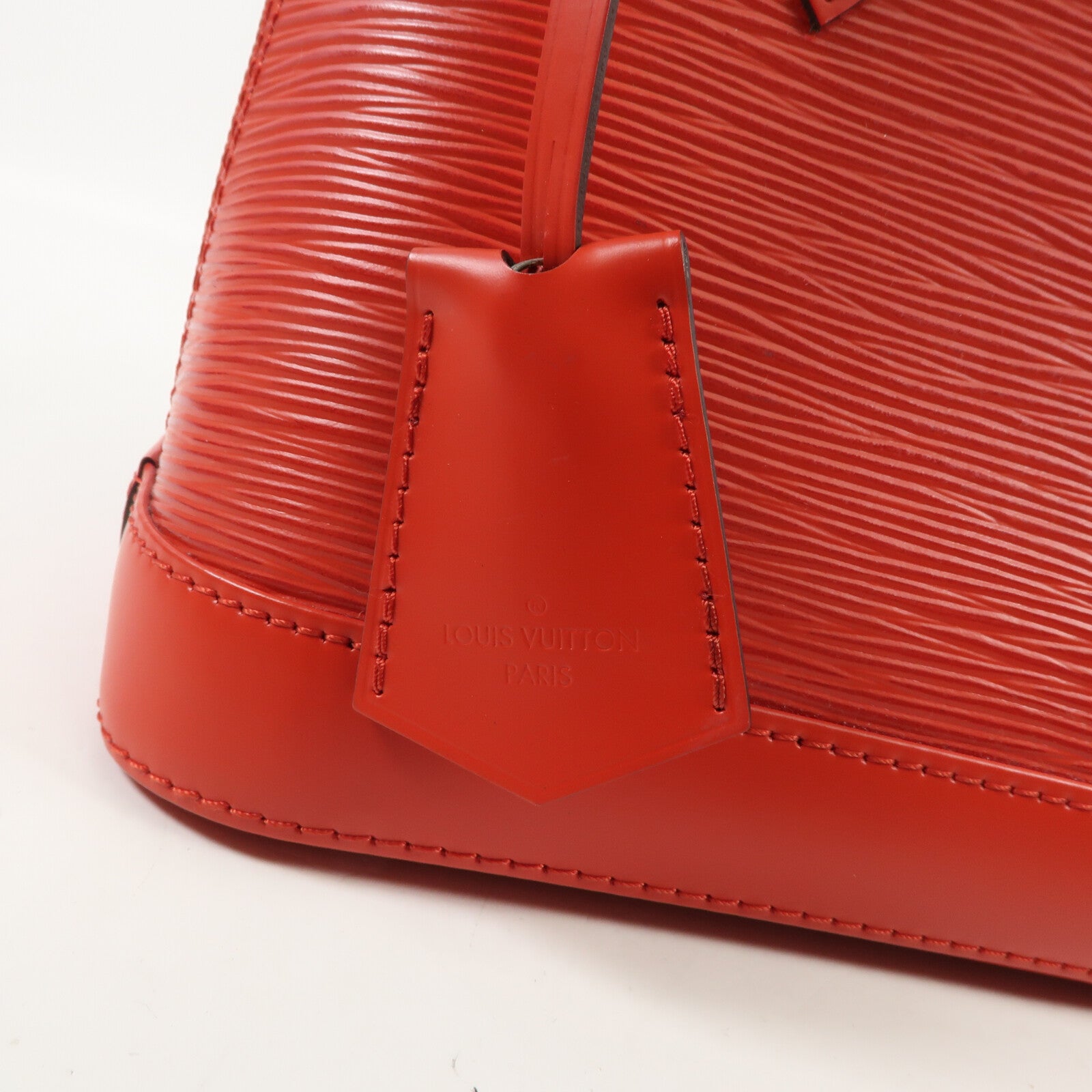 LOUIS VUITTON Epi Alma BB銀扣手挽肩背兩用袋