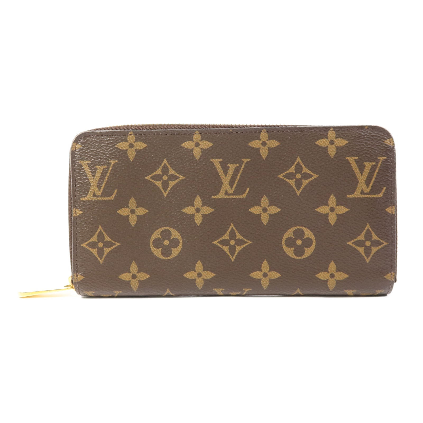 LOUIS VUITTON Monogram Zipper Long Wallet金扣長錢包