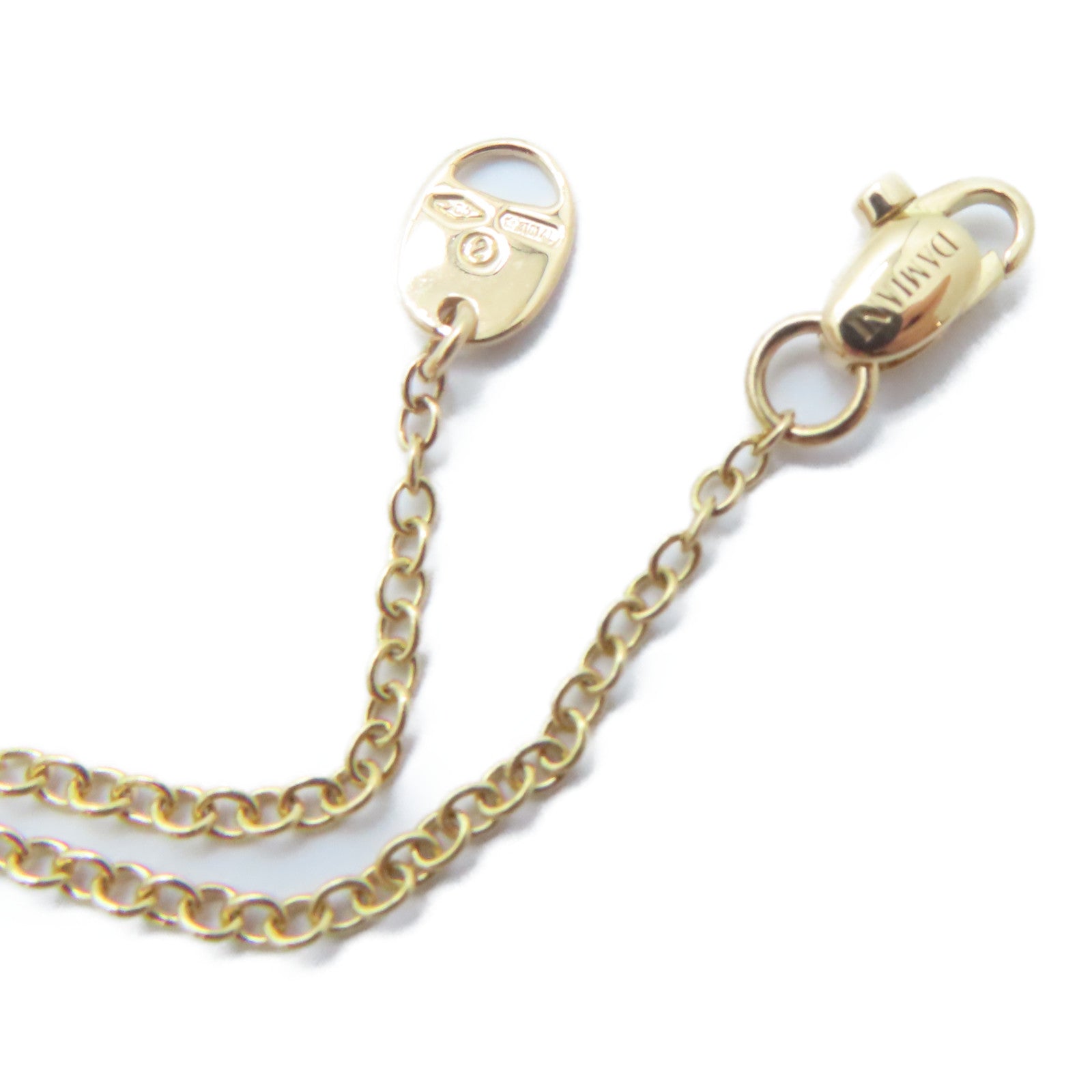 Damiani 18K玫瑰金Smokey Quartz/Diamond Necklace項鍊