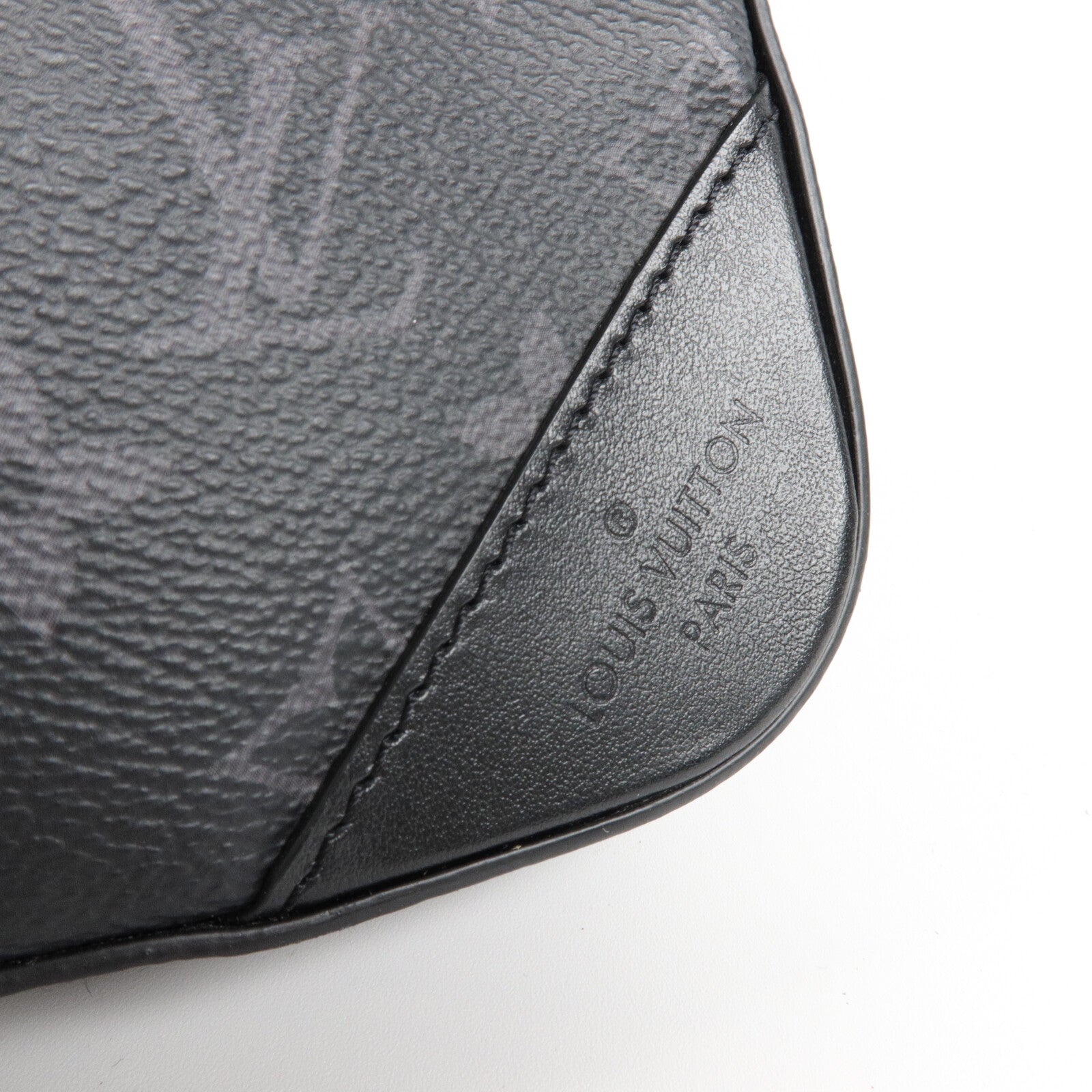 LOUIS VUITTON Monogram Eclipse/Eclipse Reverse Trio Messenger肩背袋