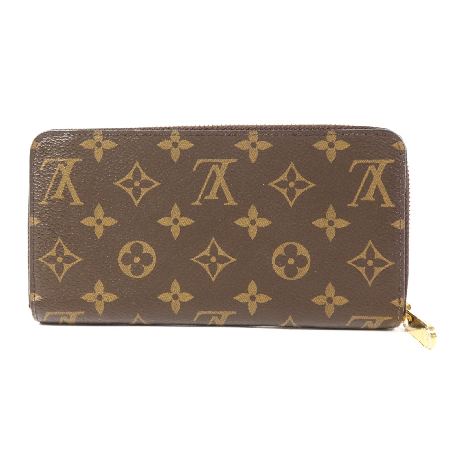 LOUIS VUITTON Monogram Zipper Long Wallet金扣長錢包