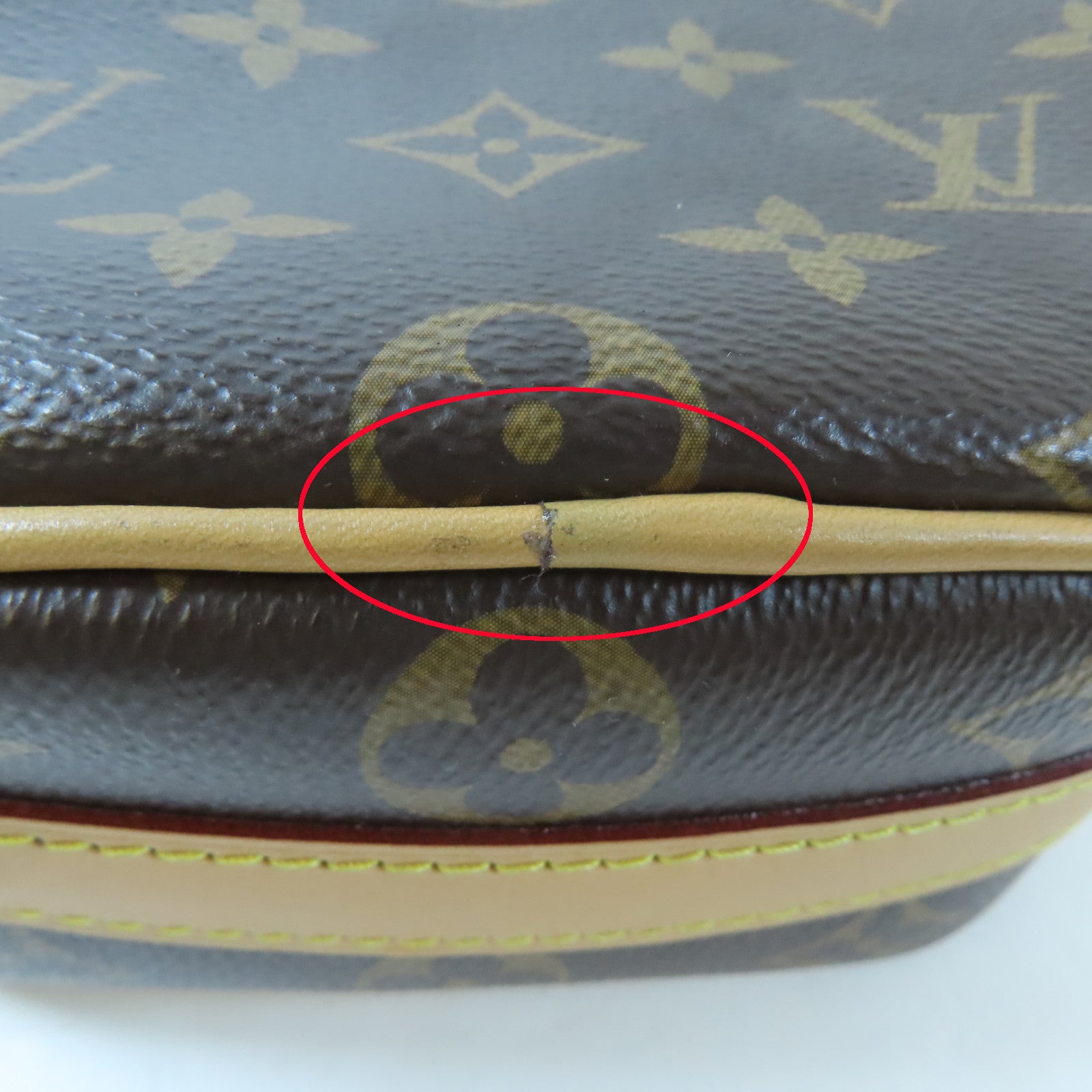 LOUIS VUITTON Monogram Boite Chapeau Souple PM金扣肩背袋啡色