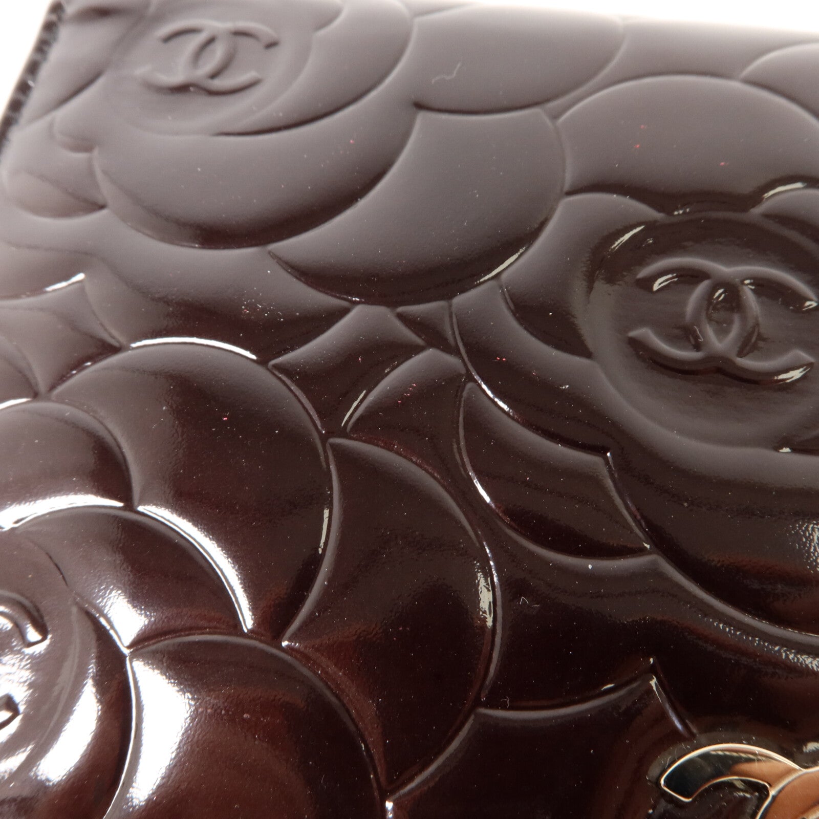 CHANEL 漆皮皮革Long Bifold Wallet長錢包