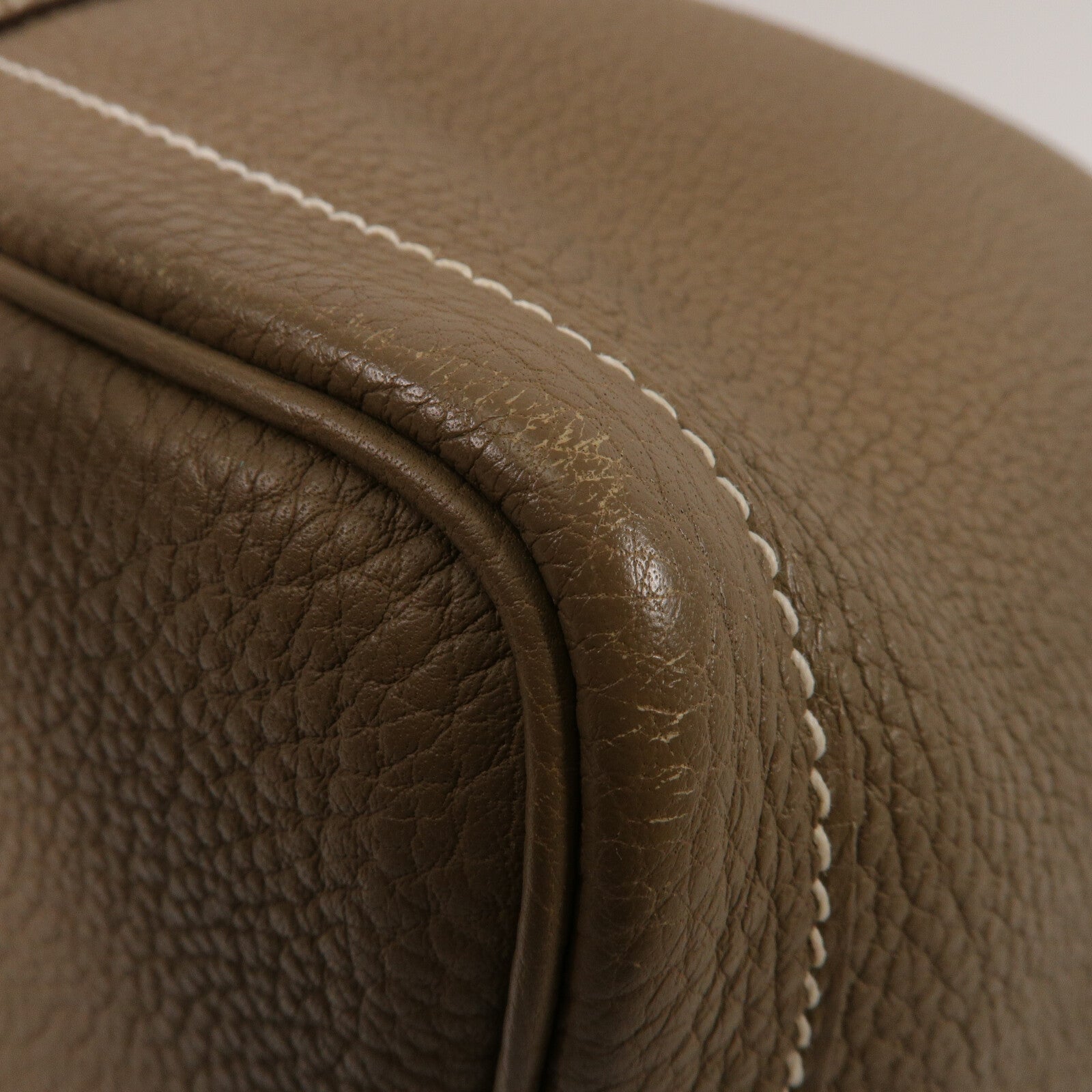 HERMES Clemence皮革GardenParty PM手挽袋