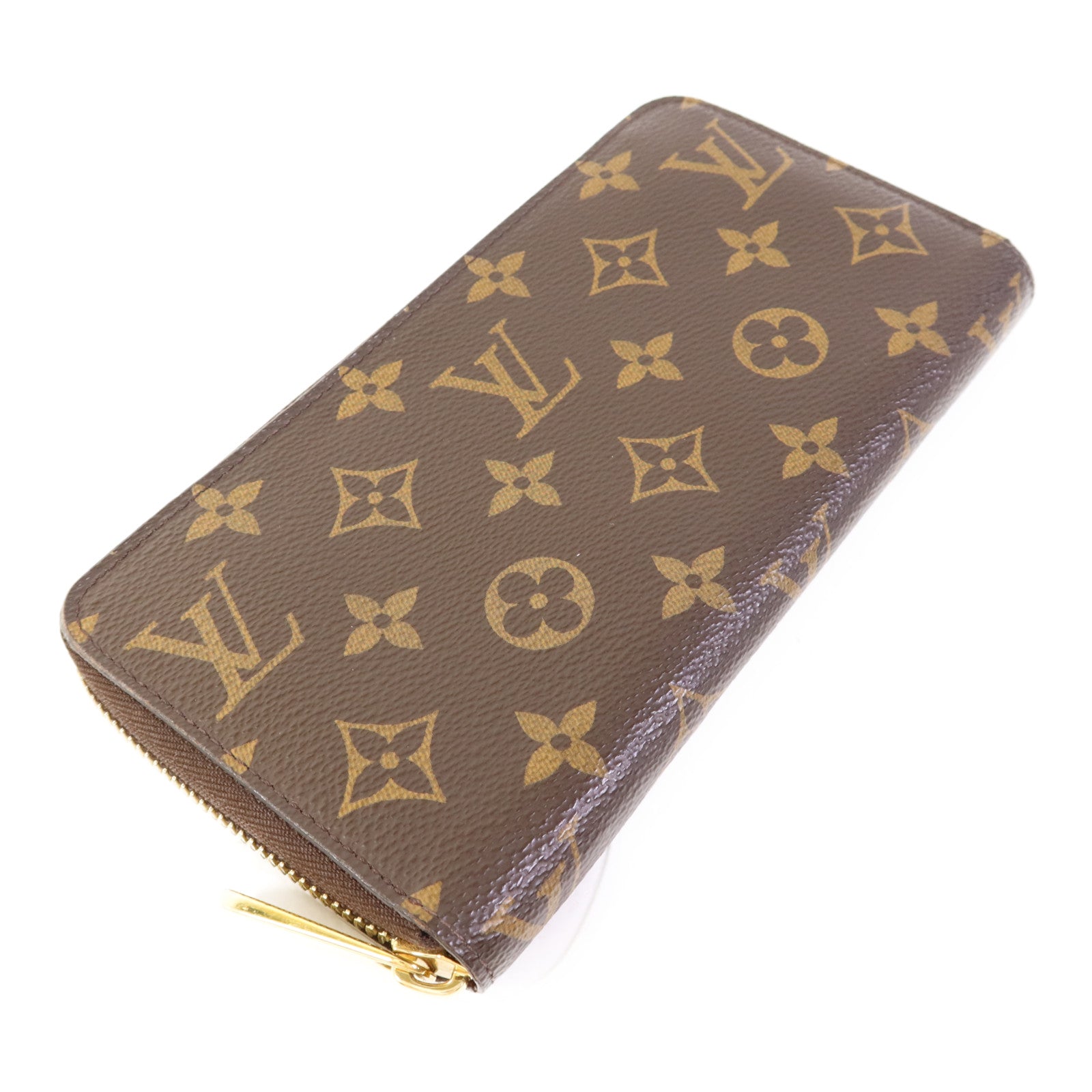 LOUIS VUITTON Monogram Zipper Long Wallet金扣長錢包