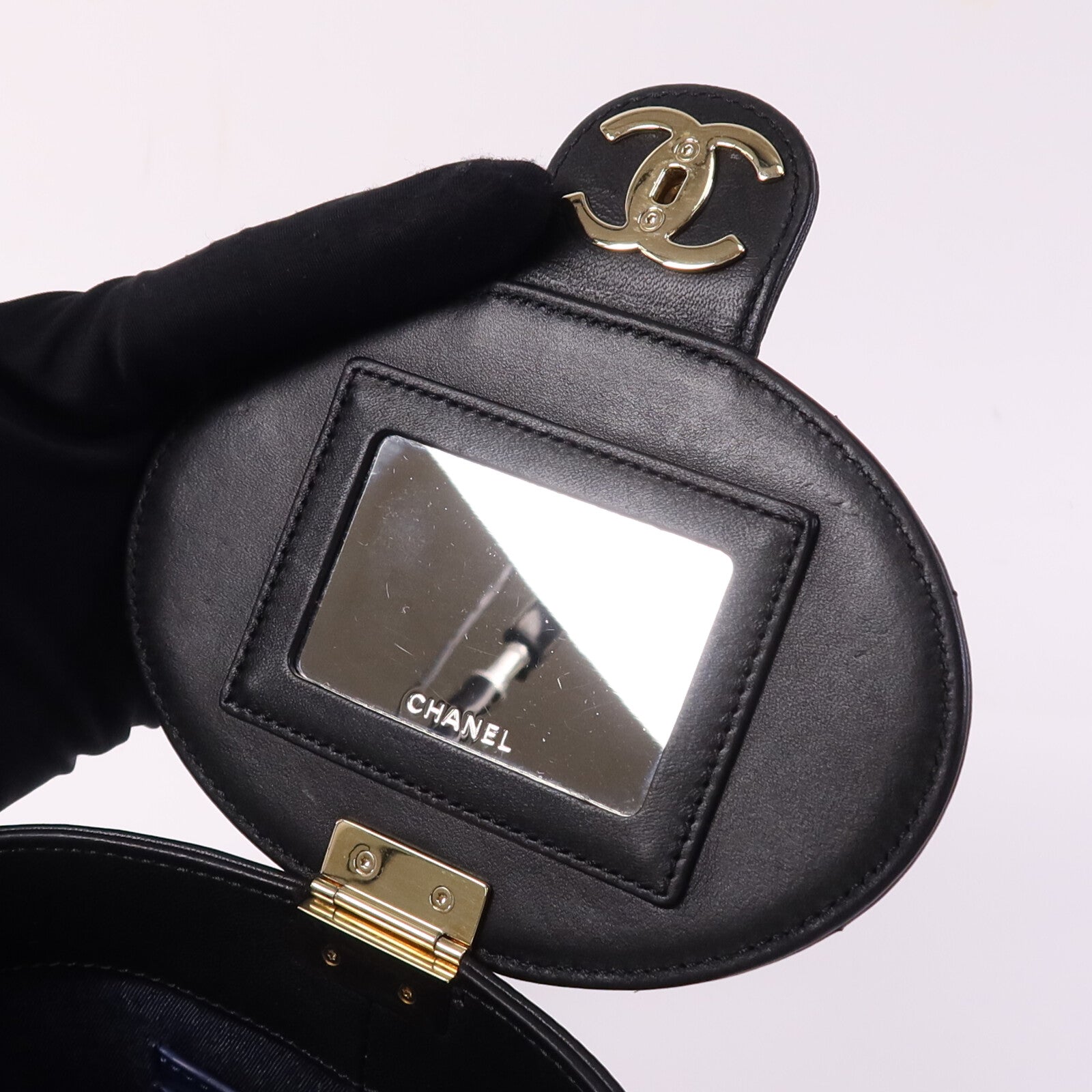 CHANEL 【激減優惠】羊皮皮革Vanity Case肩背袋