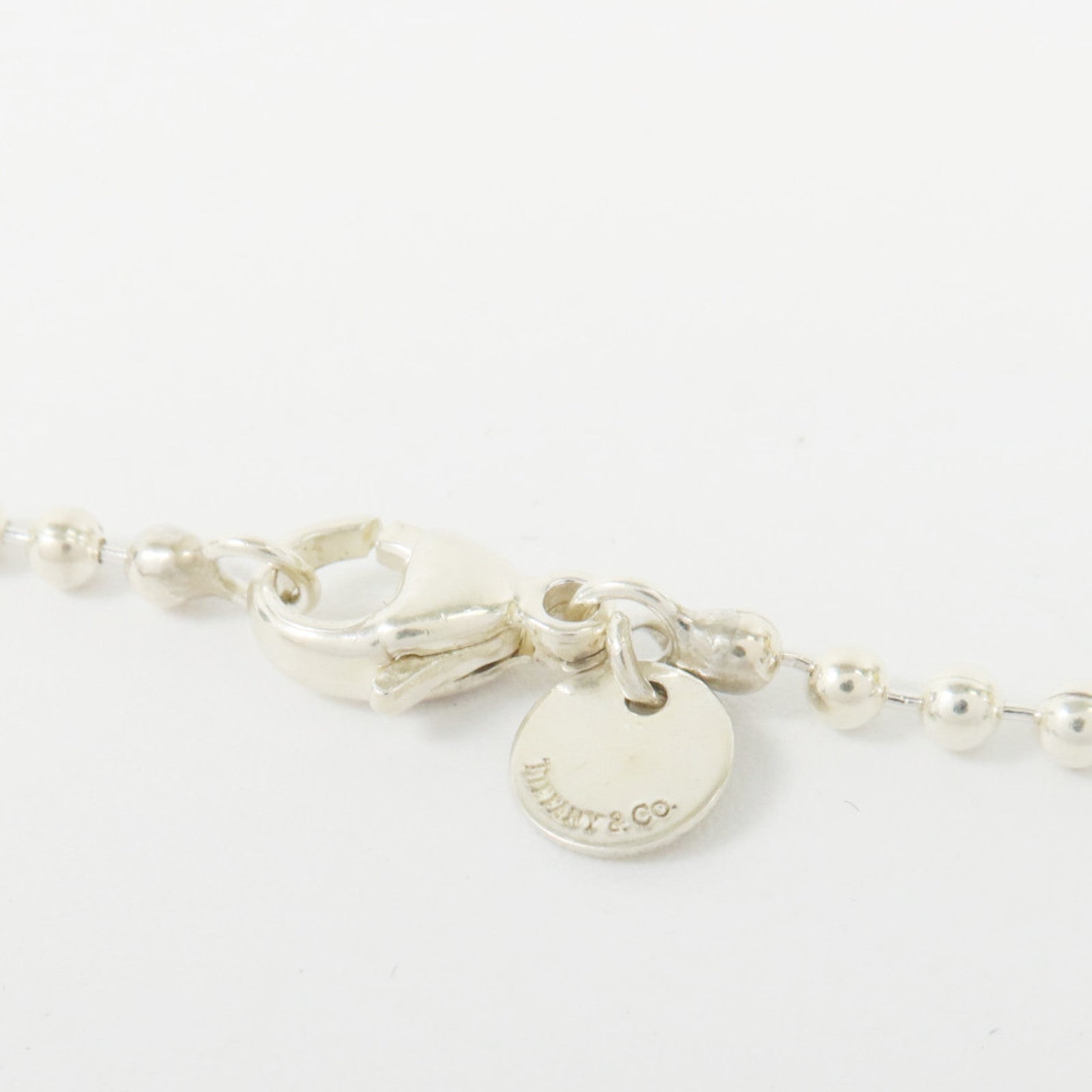 TIFFANY＆CO 925純銀Heart Long Necklace項鏈