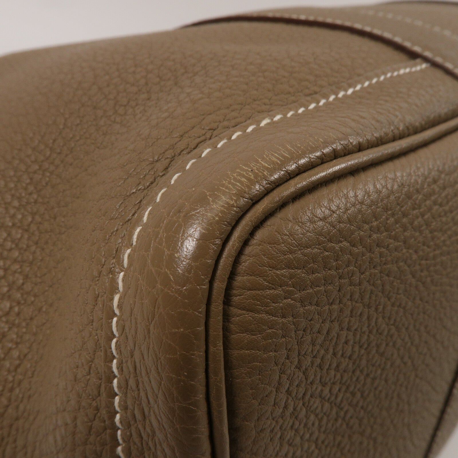 HERMES Clemence皮革GardenParty PM手挽袋