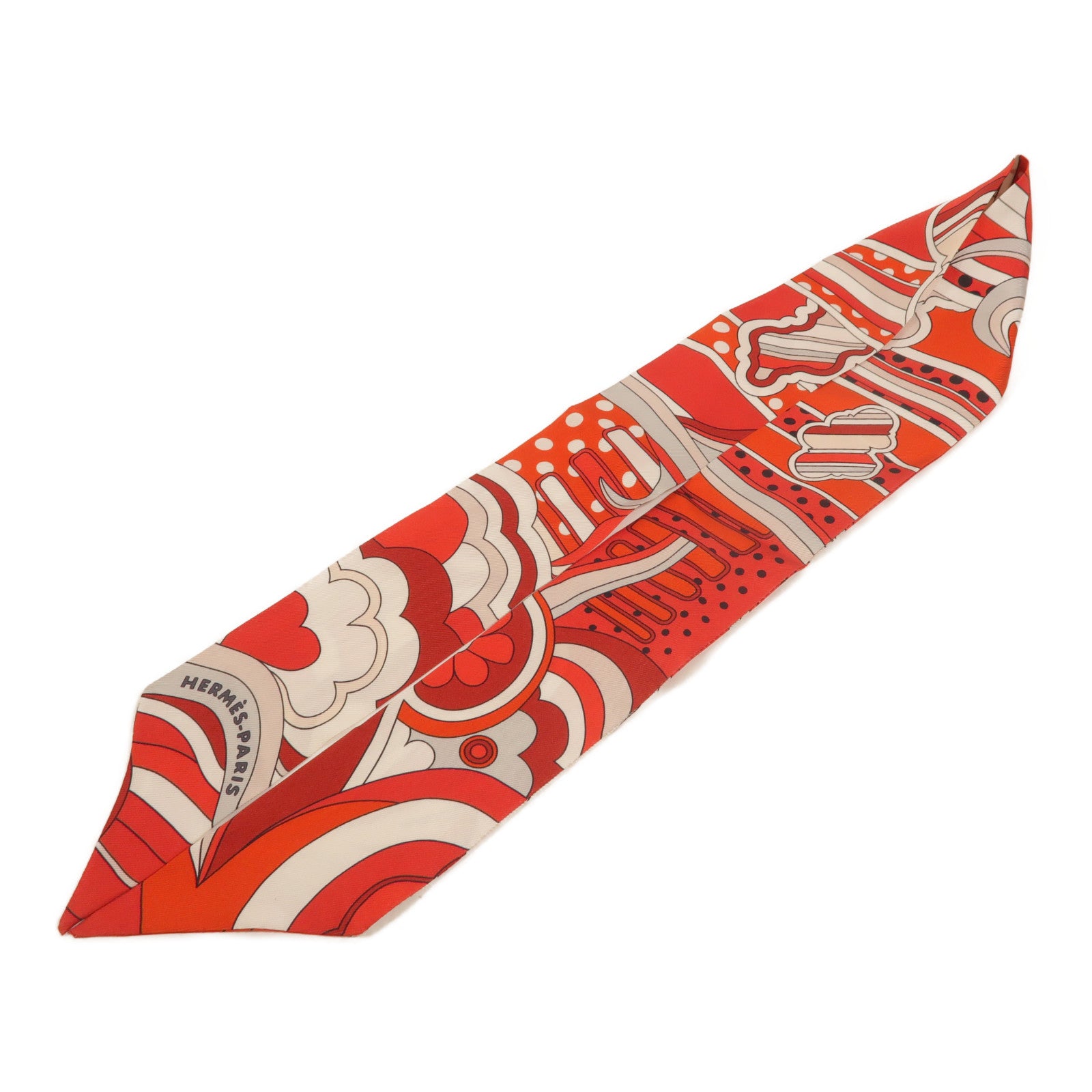 HERMES 絲質Twilly絲巾