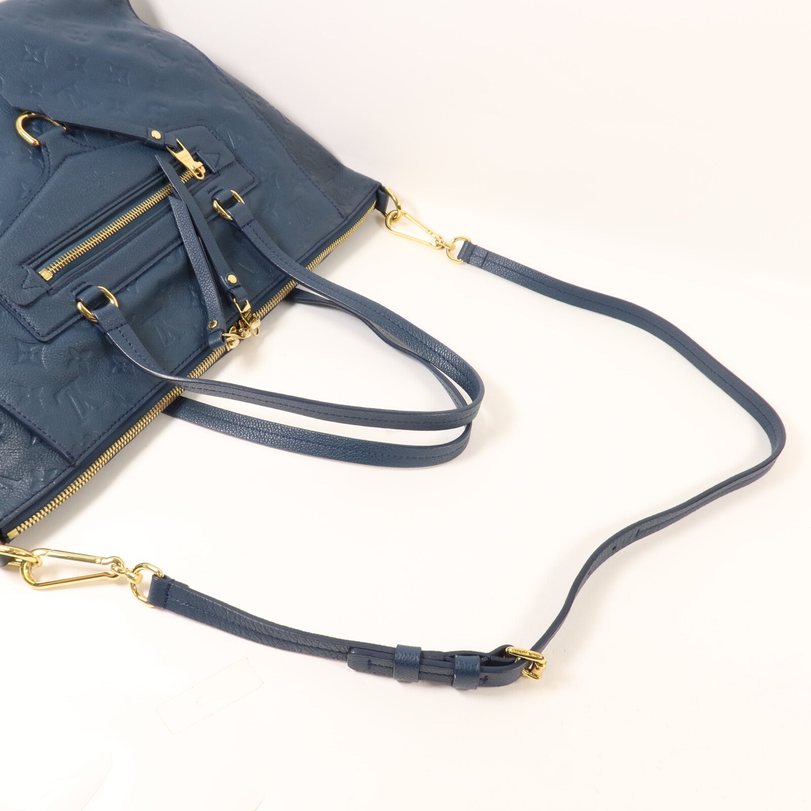 LOUIS VUITTON Monogram Empreinte Lumineuse PM手挽肩背兩用袋