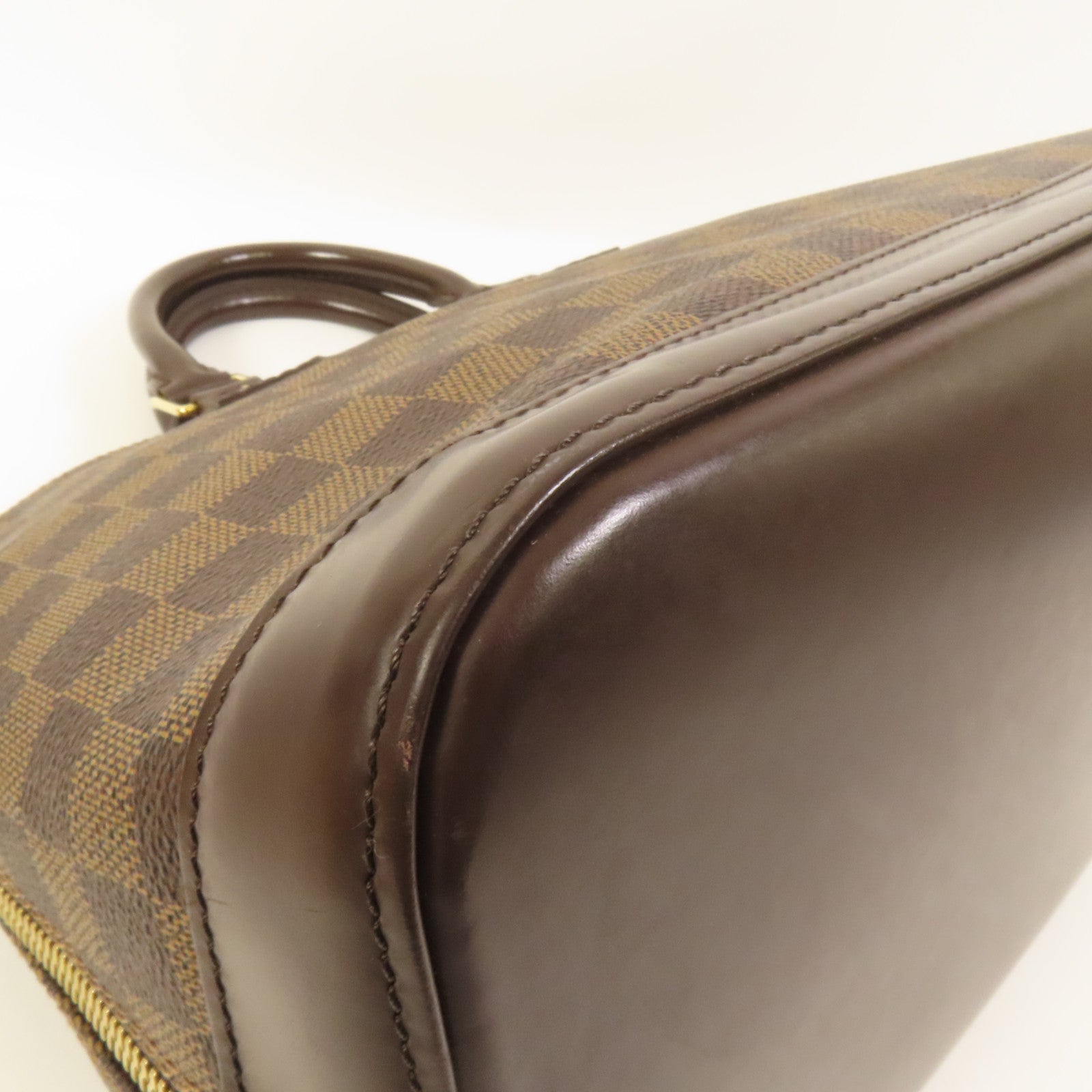 LOUIS VUITTON 【激減優惠】Damier Alma金扣手挽袋