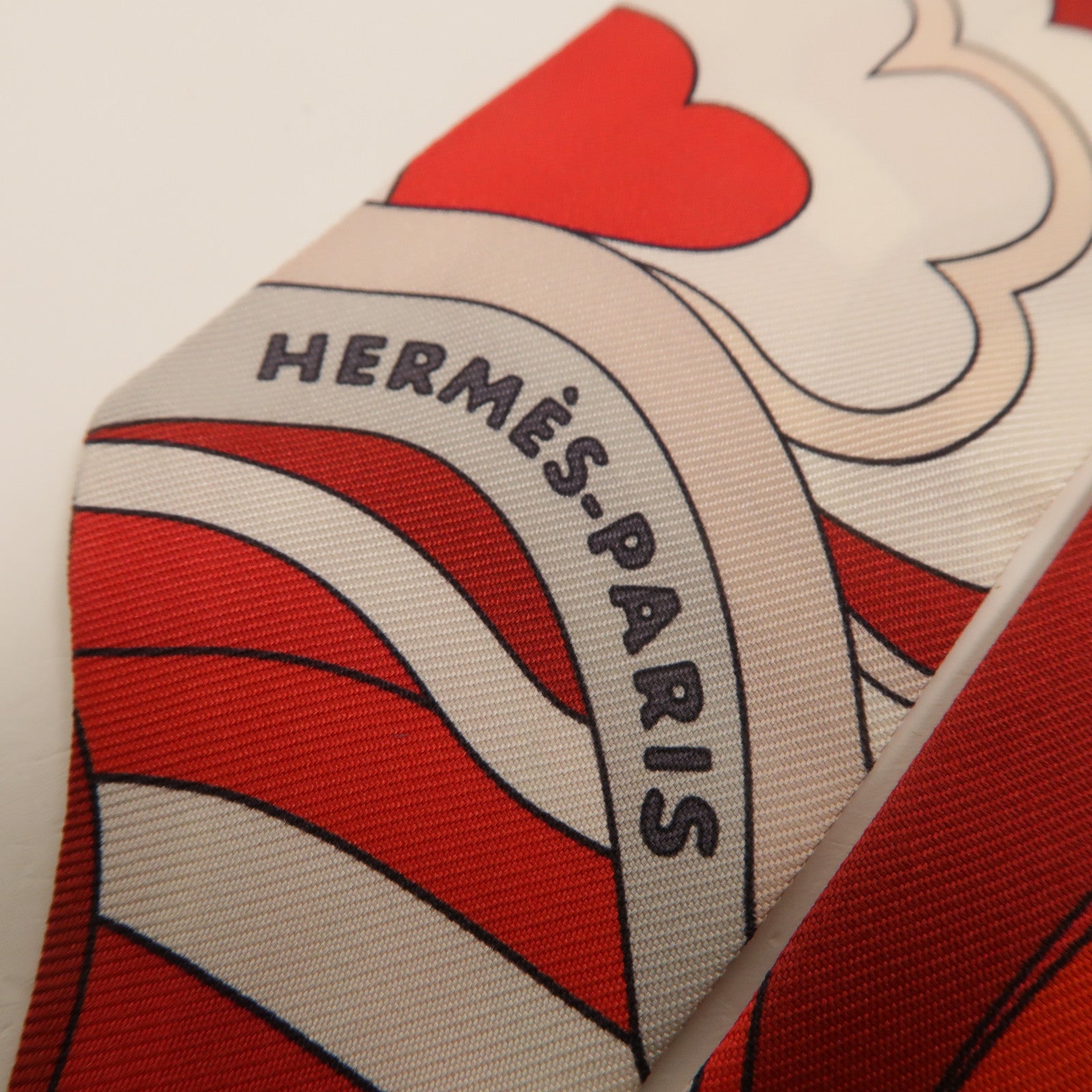 HERMES 絲質Twilly絲巾